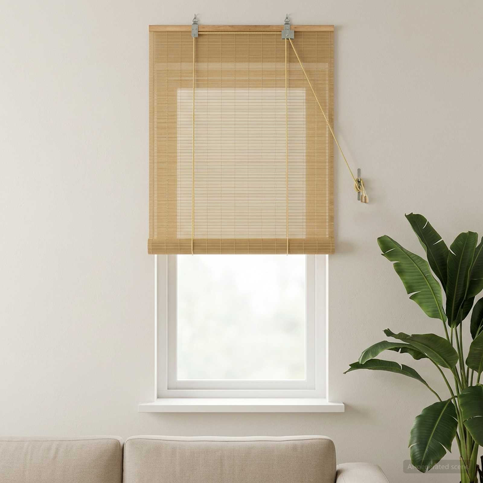 vidaXL Rollo Natur 60 x 160 cm Bambus