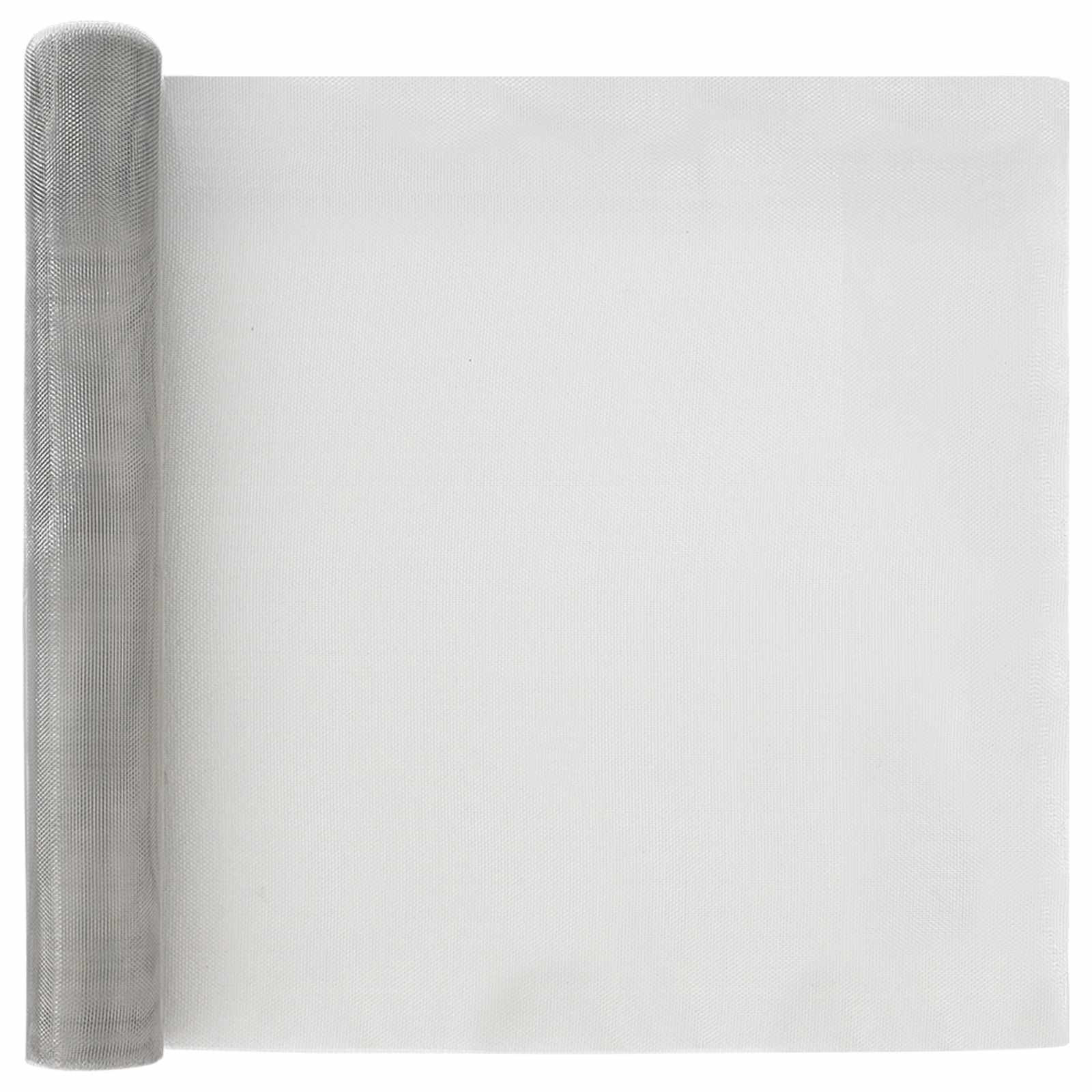 vidaXL Drahtgeflecht 60 x 500 cm 18 Mesh Edelstahl 304 Silber