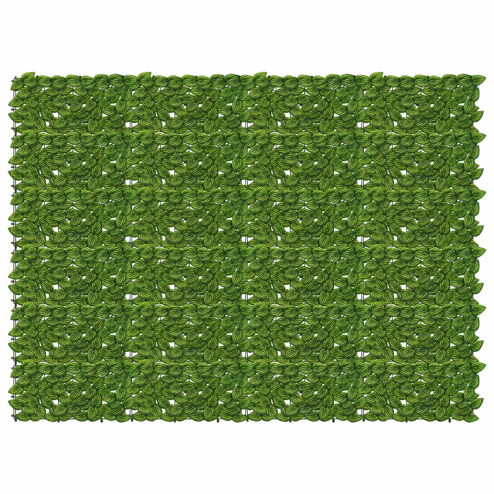 vidaXL Balkonsichtschutz mit Blättern Grün und Gelb 200 x 150 cm