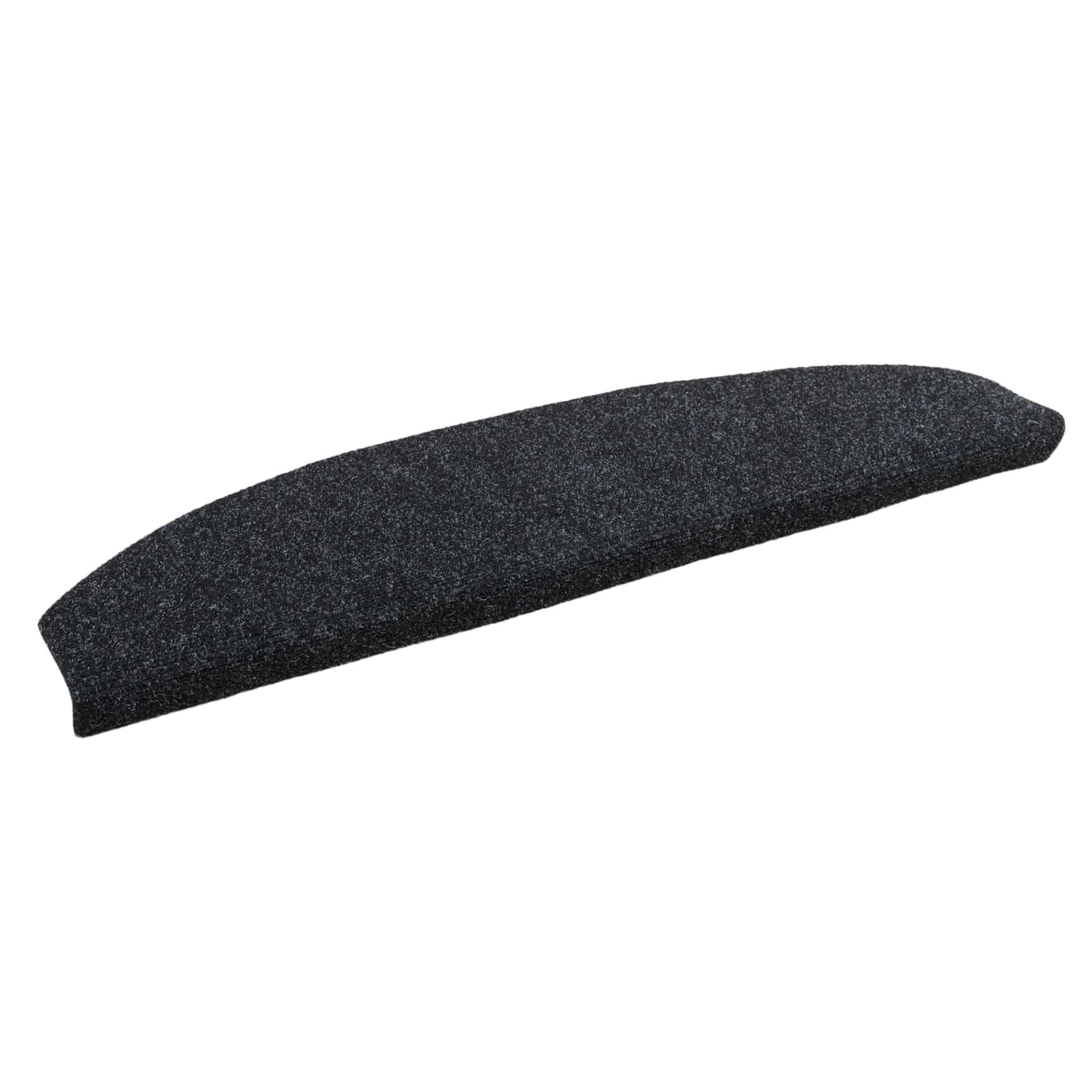 vidaXL Selbstklebende Treppenschoner 15 pcs Schwarz 80 x 24,5 x 3,5 cm