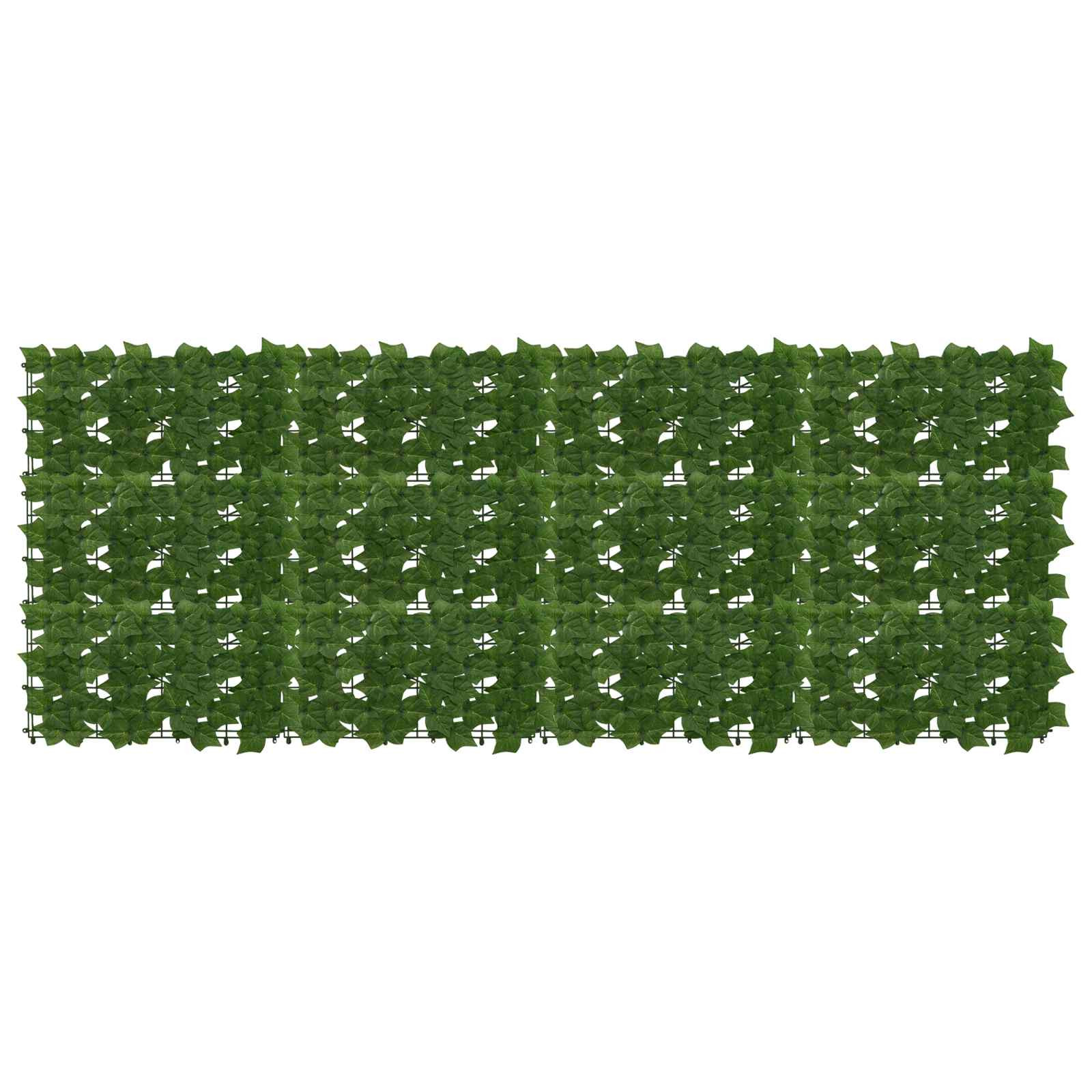 vidaXL Balkonsichtschutz mit Blättern Grün 200 x 75 cm