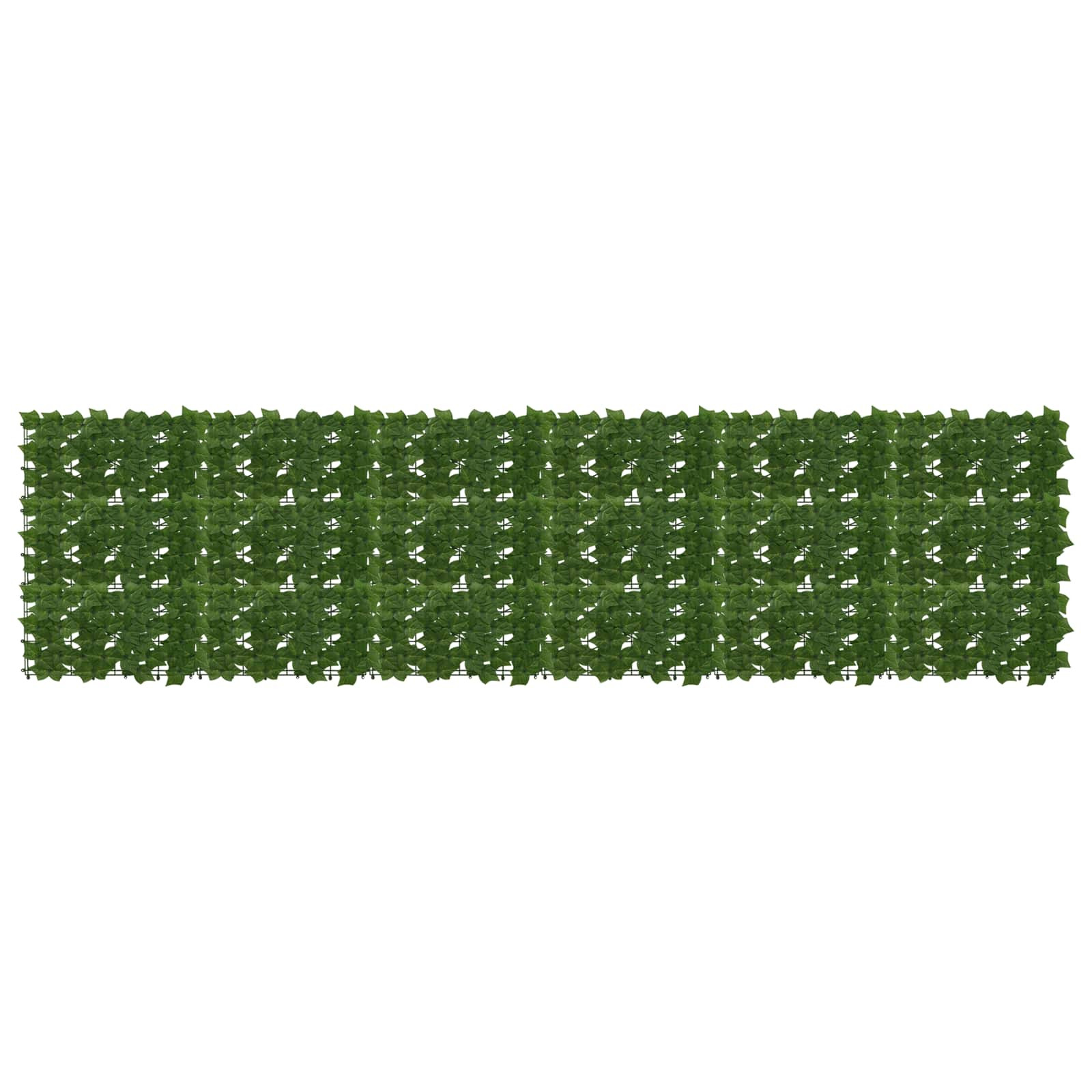vidaXL Balkonsichtschutz mit Blättern Grün 300 x 75 cm