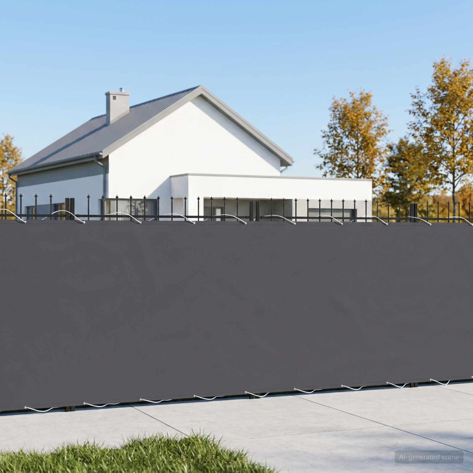 vidaXL Balkon Sichtschutz 1,2 x 25 m Stoff mit PU-Beschichtung