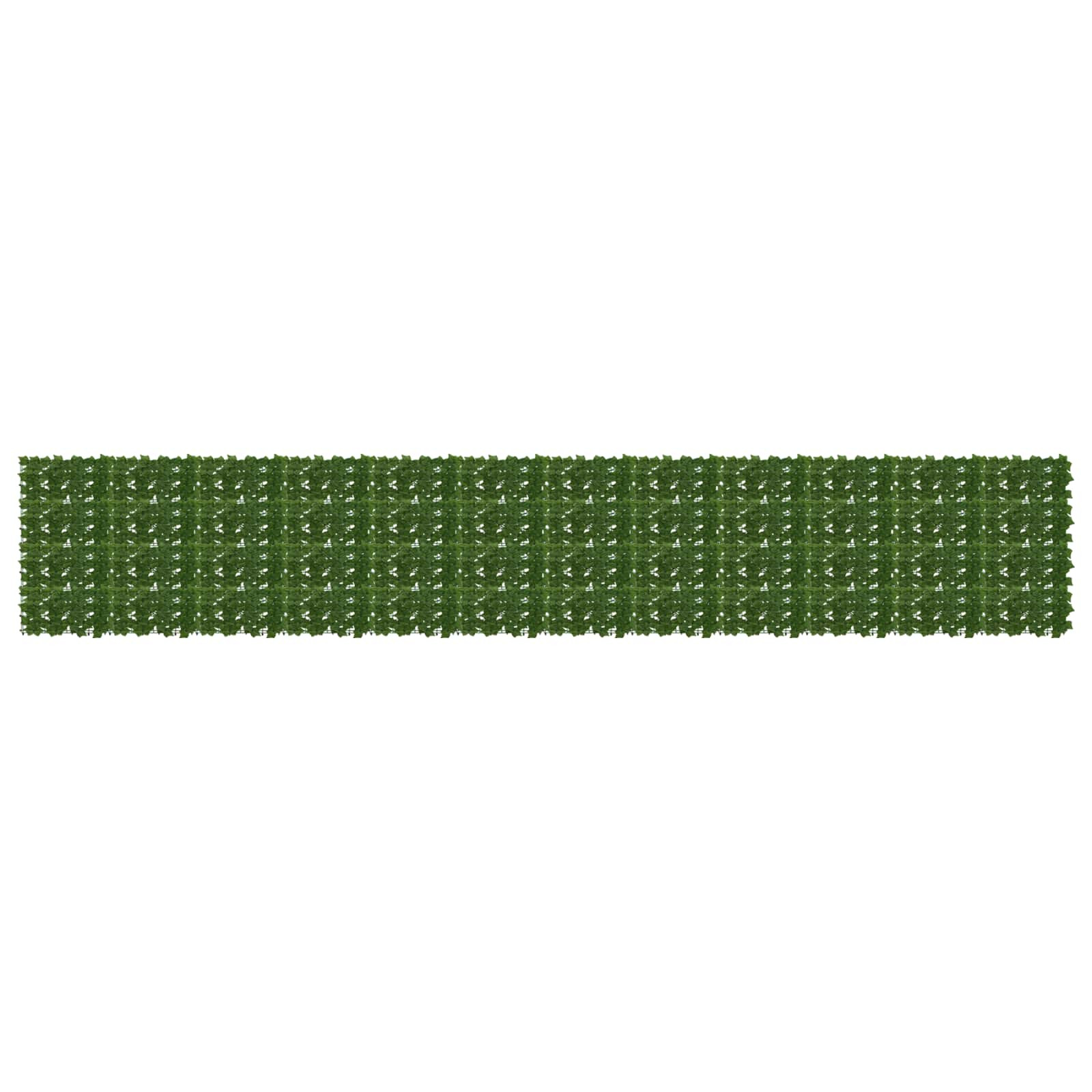 vidaXL Balkonsichtschutz mit Blättern Grün 600 x 100 cm