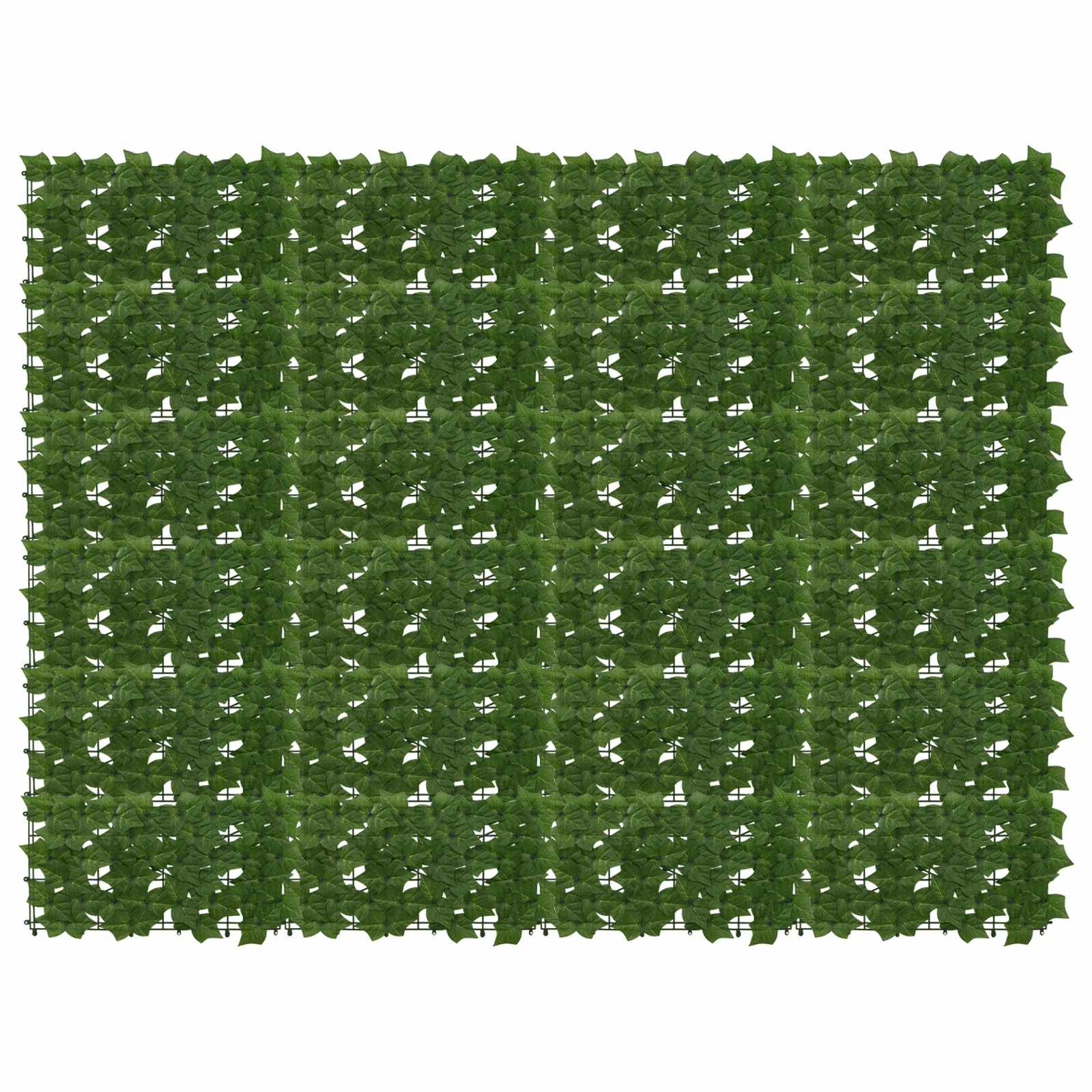 vidaXL Balkonsichtschutz mit Blättern Grün 200 x 150 cm