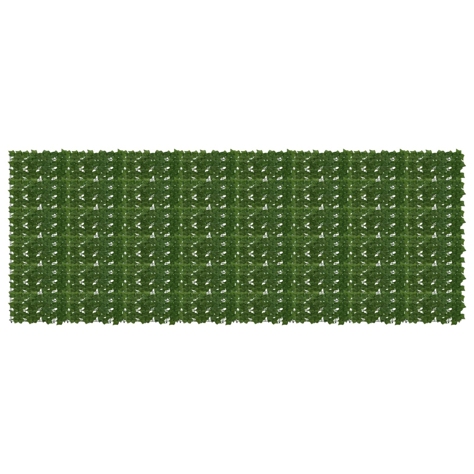 vidaXL Balkonsichtschutz mit Blättern Grün 400 x 150 cm