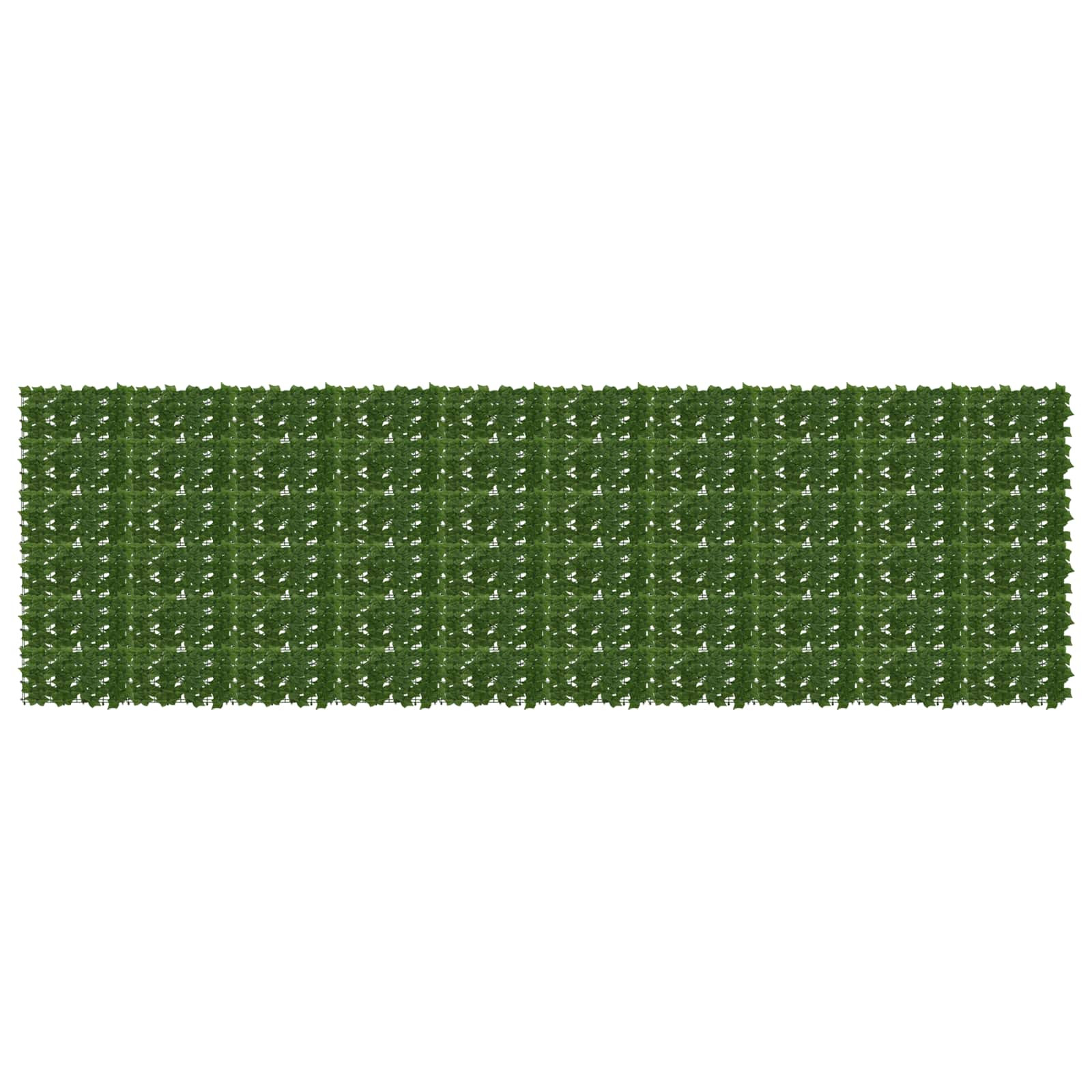 vidaXL Balkonsichtschutz mit Blättern Grün 500 x 150 cm