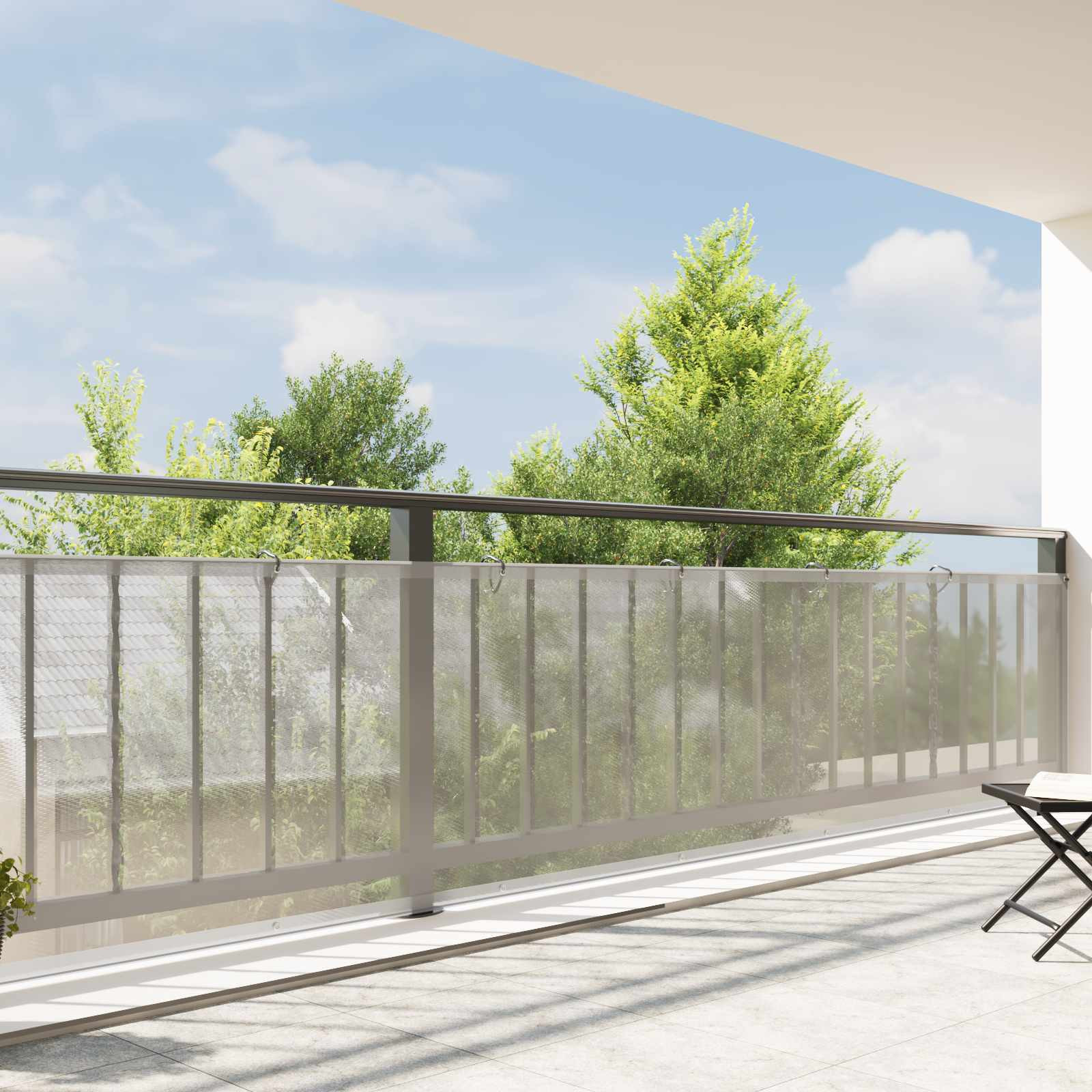 vidaXL Planen Transparent 20 x 1,5 m PE