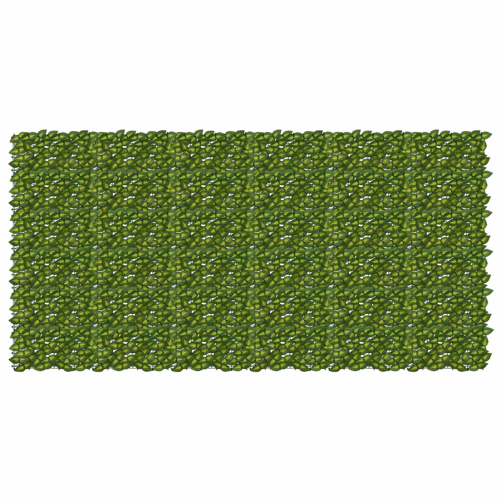 vidaXL Balkonsichtschutz mit Blättern Grün und Gelb 300 x 150 cm