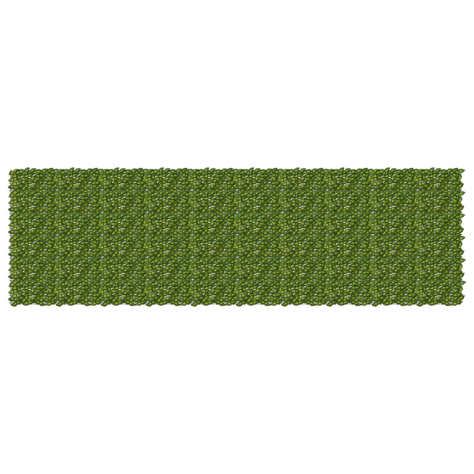 vidaXL Balkonsichtschutz mit Blättern Grün und Gelb 500 x 150 cm