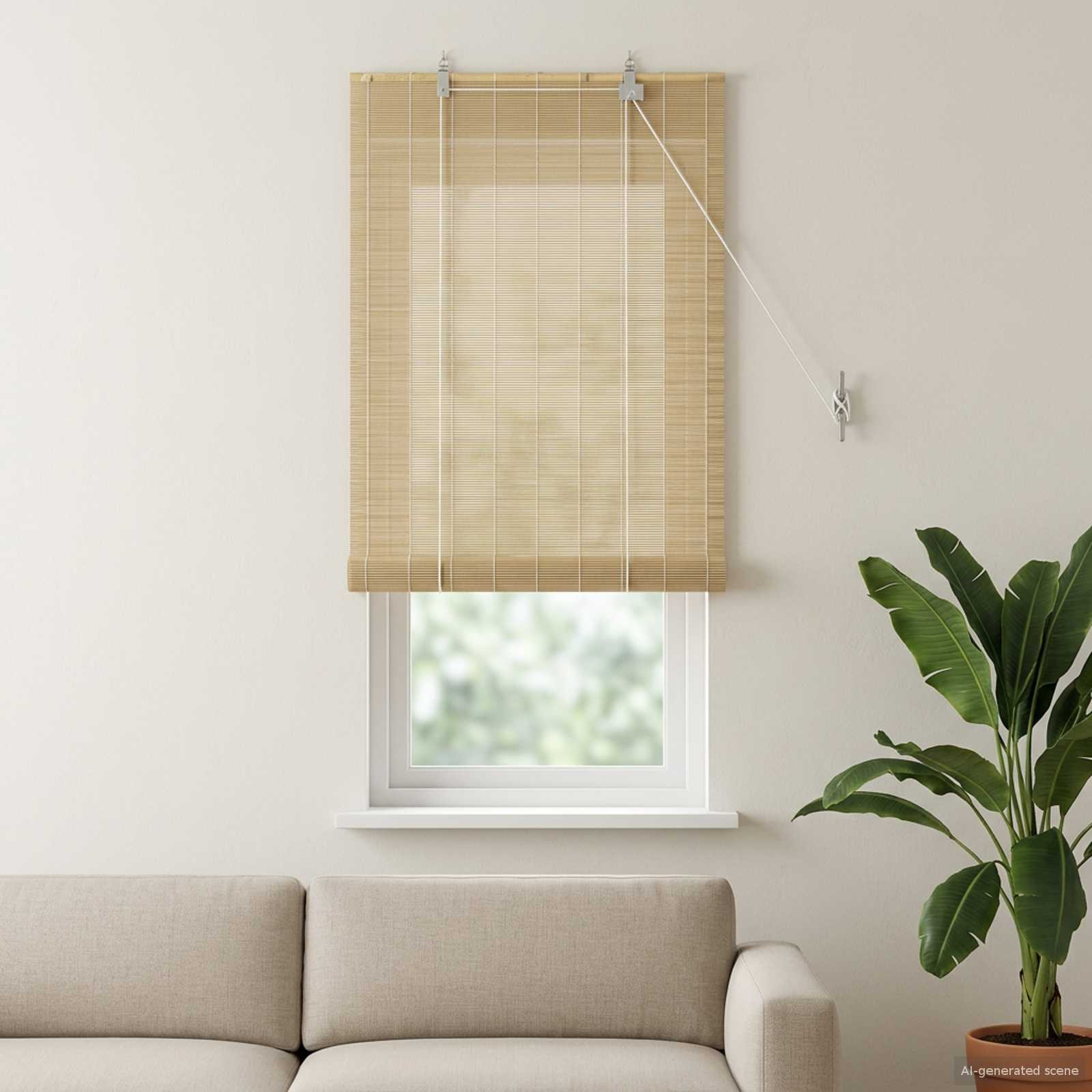 vidaXL Rollo Natur 70 x 160 cm Bambus
