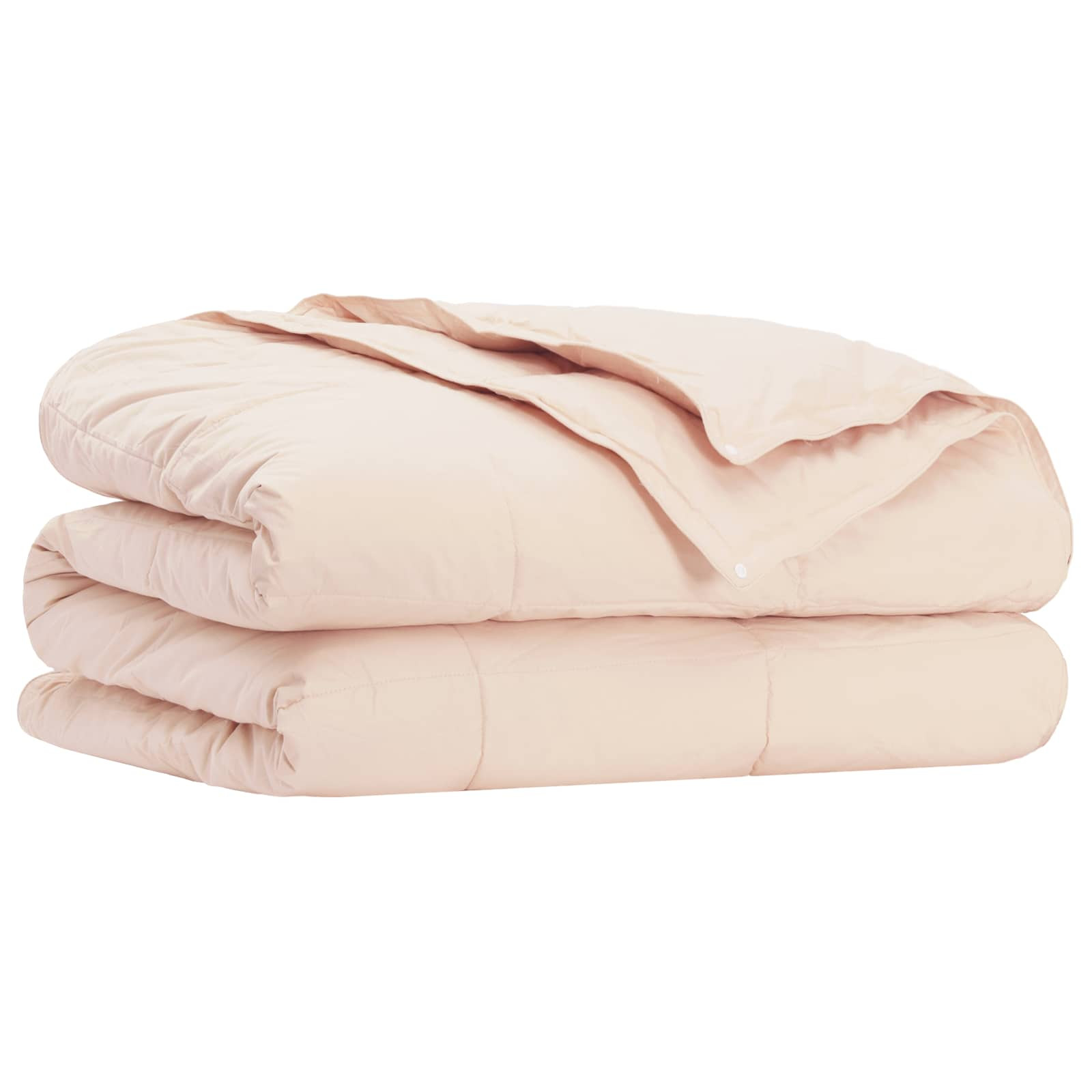 vidaXL Bettdecke Beige 135 x 220 cm Kapok-Faser
