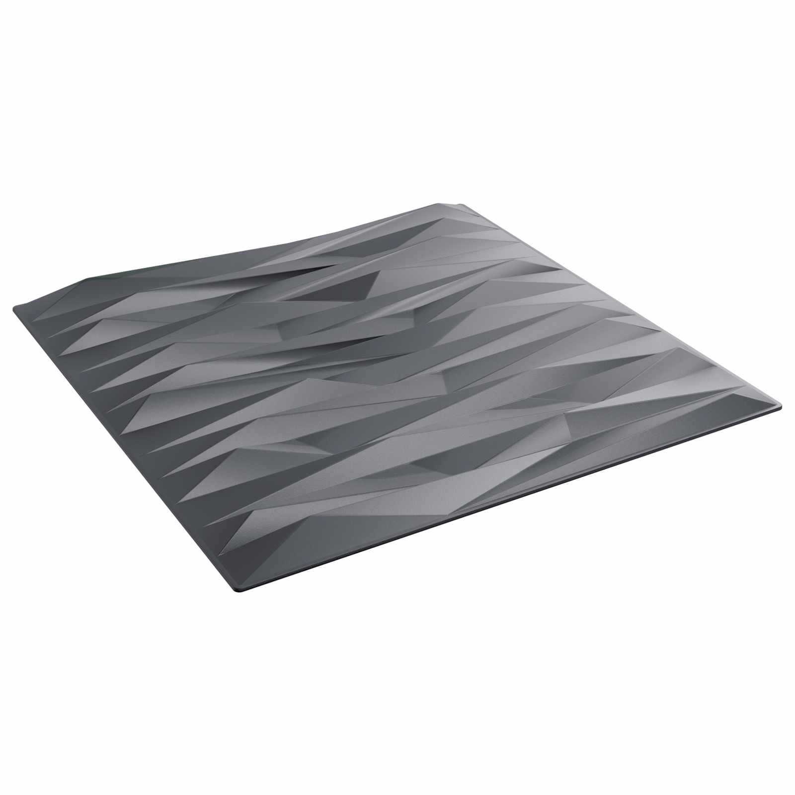 vidaXL Wandpaneele 12 pcs Steingrau 50 x 50 cm XPS Schaum
