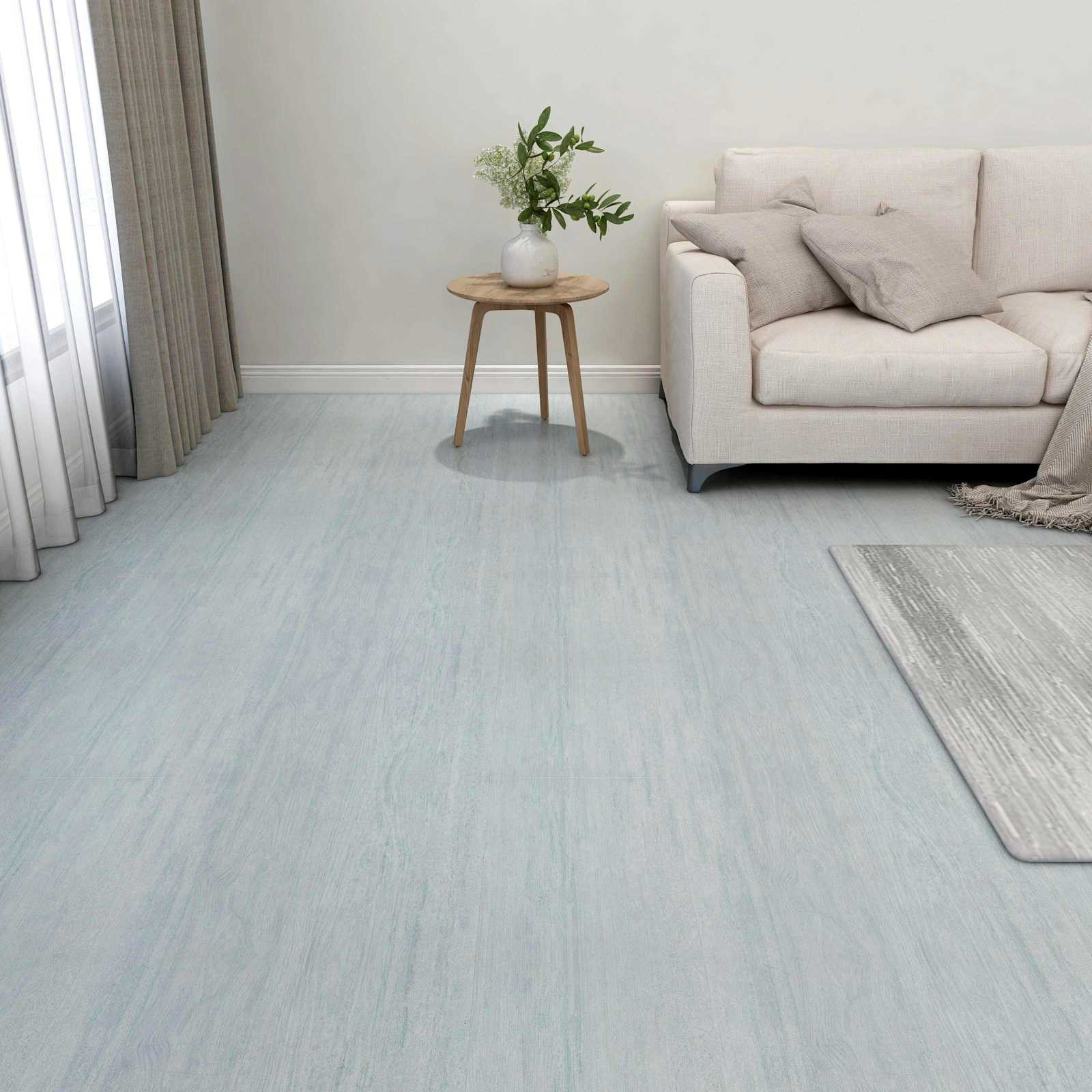vidaXL Bodenplanken 55 pcs Grün 5,11 m² PVC
