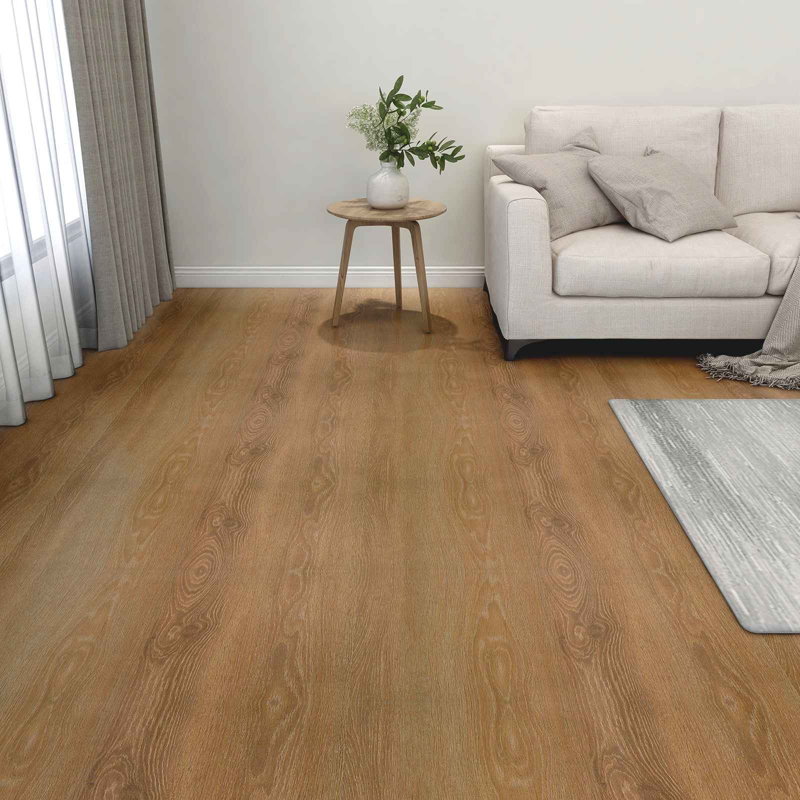 vidaXL Bodenplanken 55 pcs Braun 5,11 m² PVC