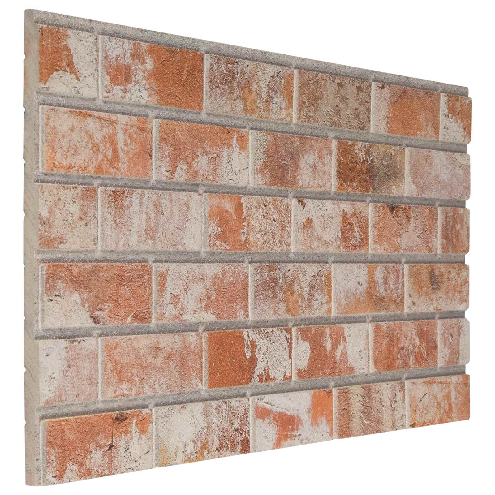 vidaXL Wandpaneele 10 pcs Orange 100 x 50 cm EPS-Schaum