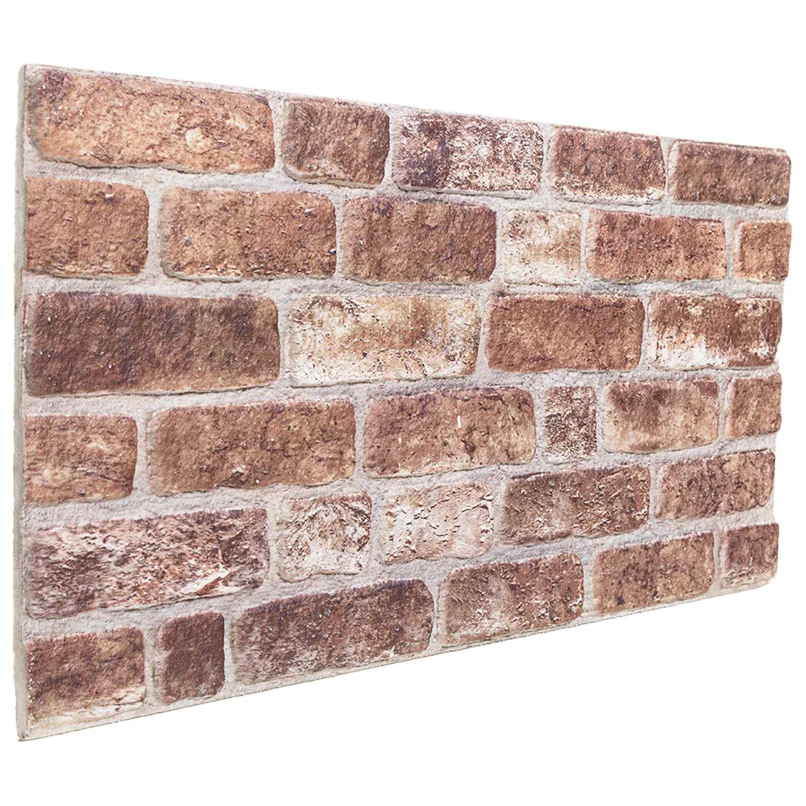 vidaXL Wandpaneele 10 pcs Braun 100 x 50 cm EPS-Schaum