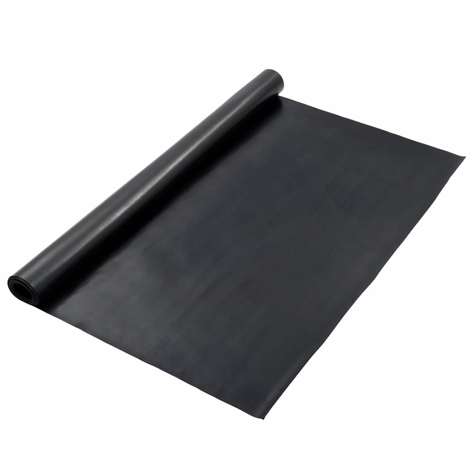 vidaXL Bodenbelag Schwarz 1,2 x 2 m Gummi