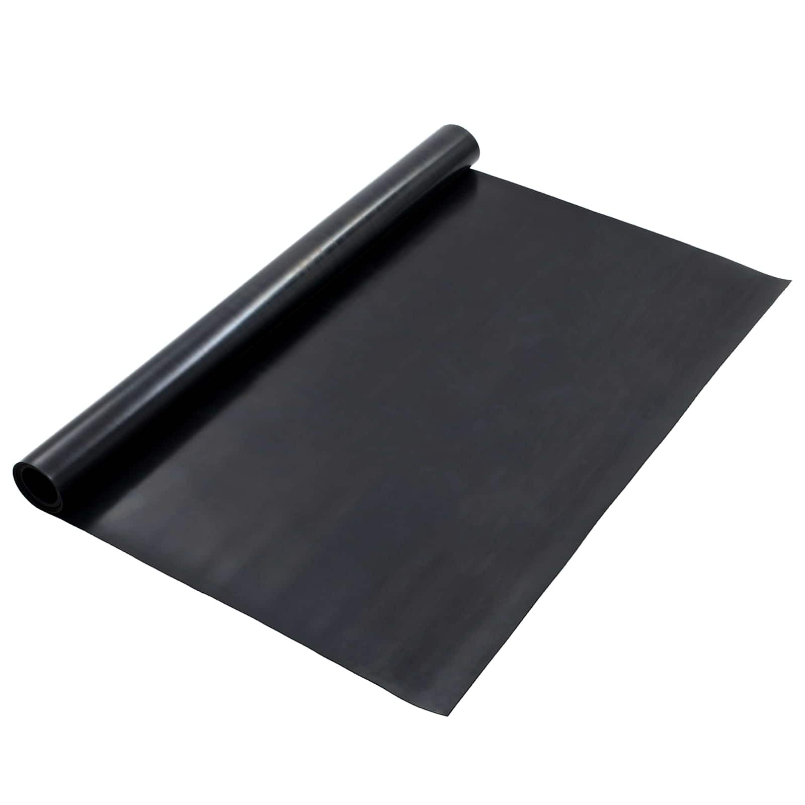 vidaXL Bodenbelag Schwarz 1,2 x 2 m Gummi