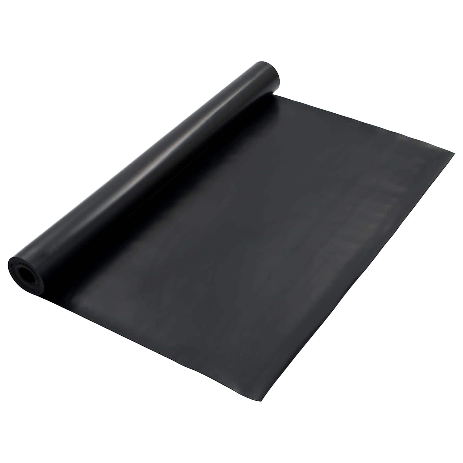 vidaXL Bodenbelag Schwarz 1,2 x 5 m Gummi