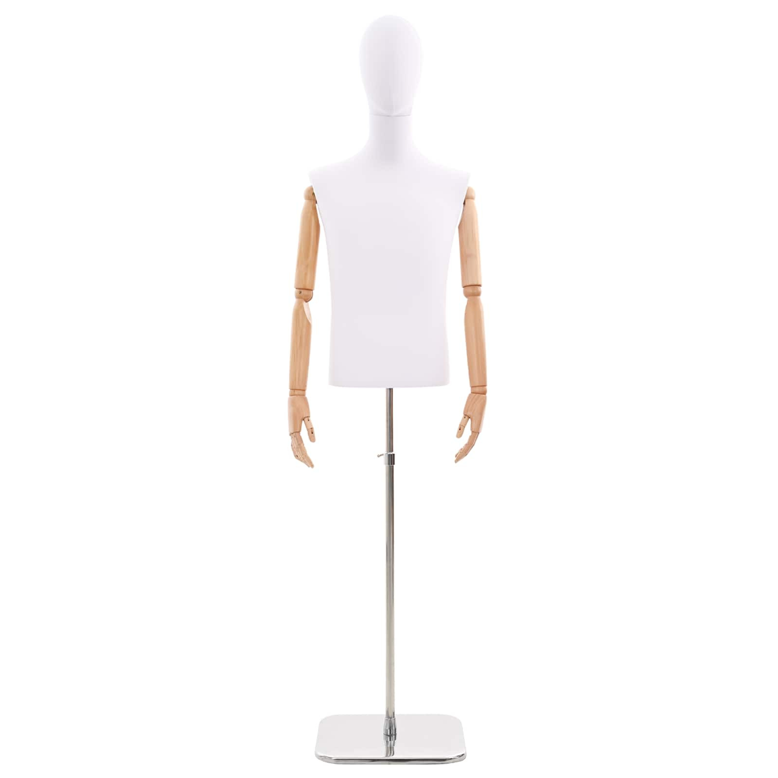 vidaXL Verstellbarer Mannequin 170-218 cm mit Standfuß Männlich PP