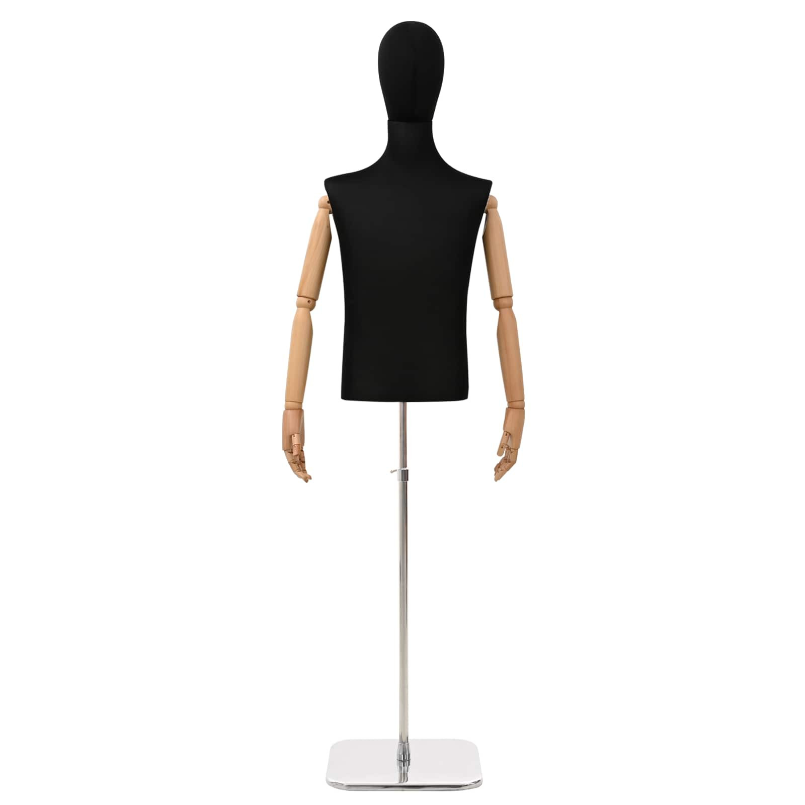 vidaXL Verstellbarer Mannequin 170-218 cm mit Standfuß Männlich PP