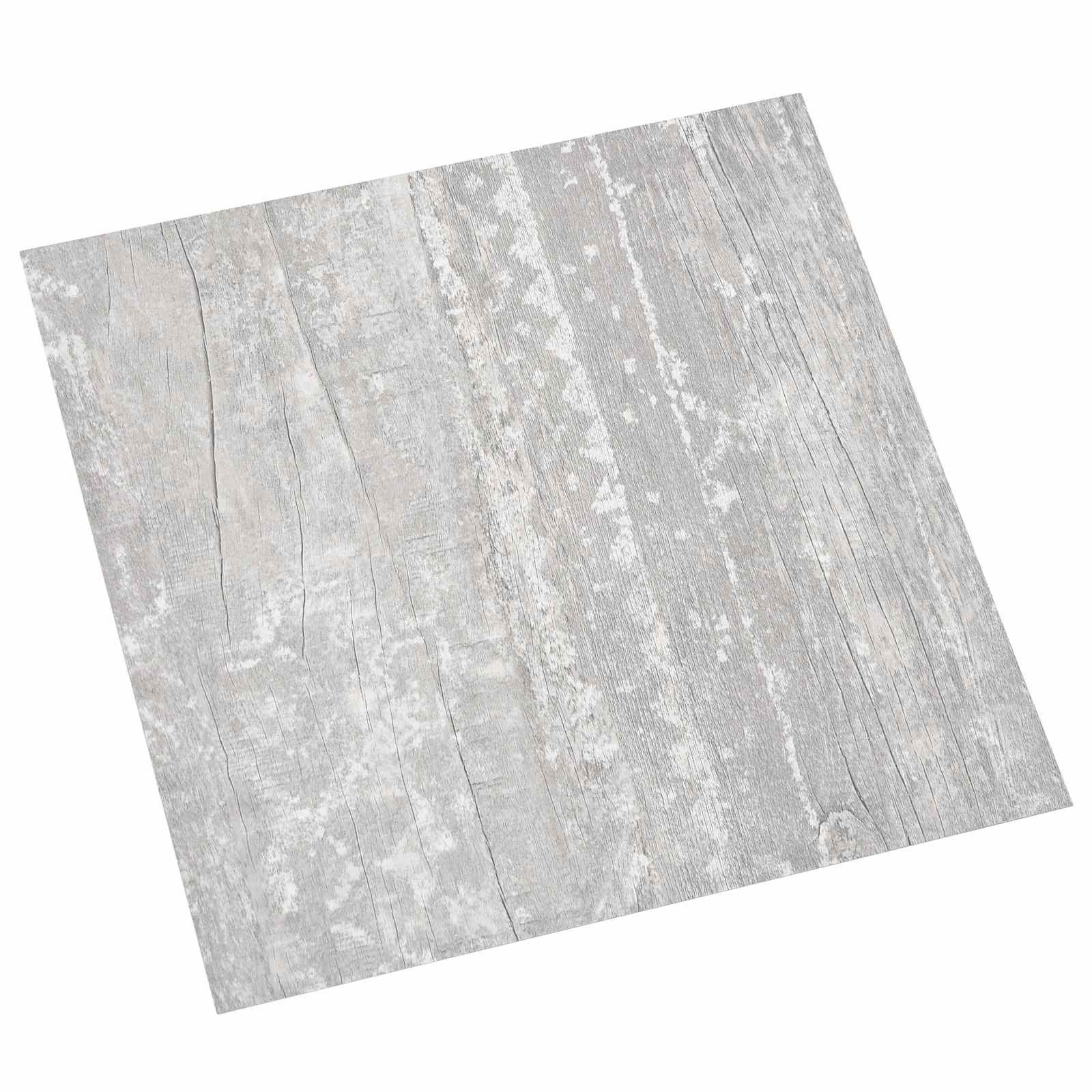 vidaXL Selbstklebende Bodenplanken 30,5 x 30,5 cm 20 pcs PVC Grau