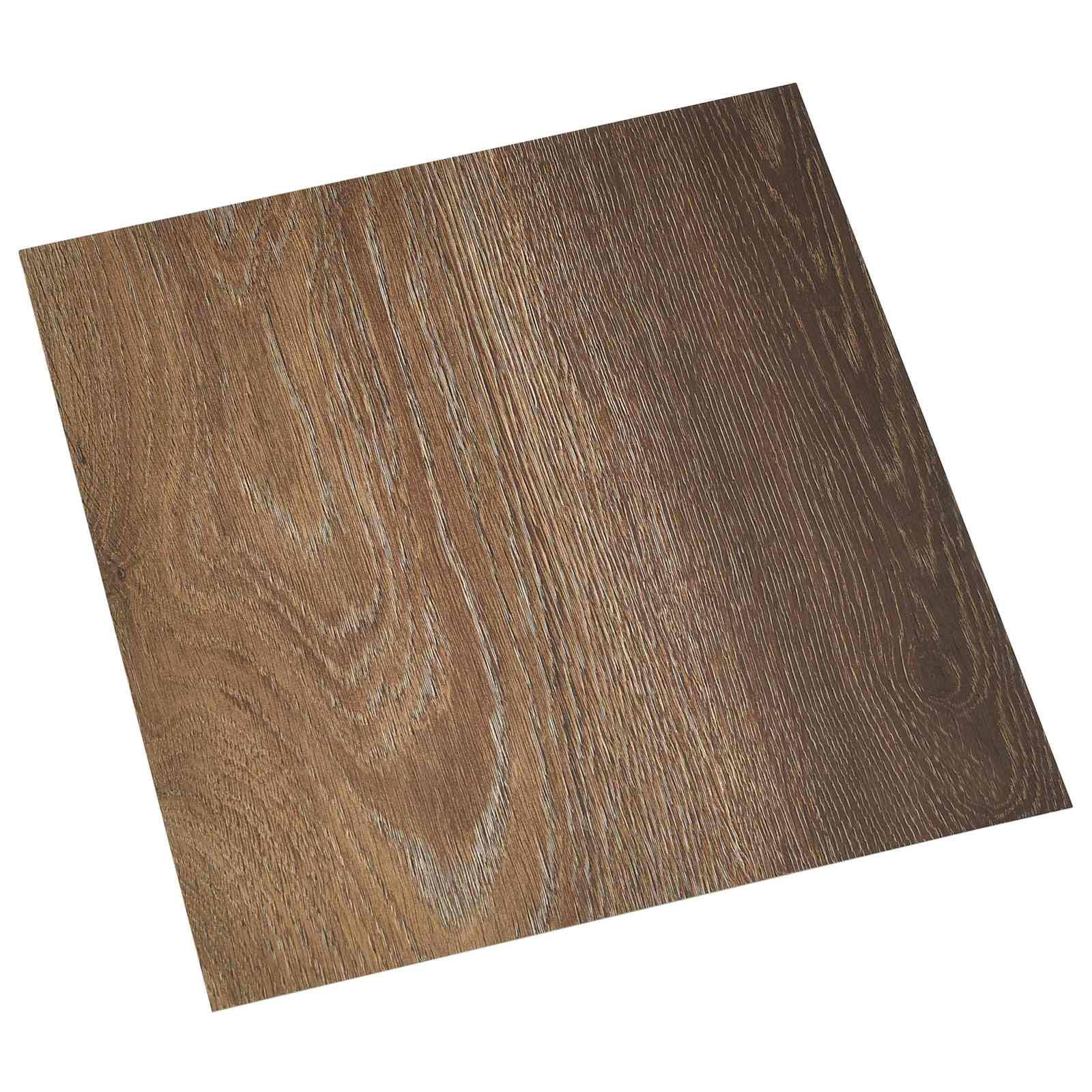 vidaXL Selbstklebende Bodenplanken 30,5 x 30,5 cm 20 pcs PVC Braun