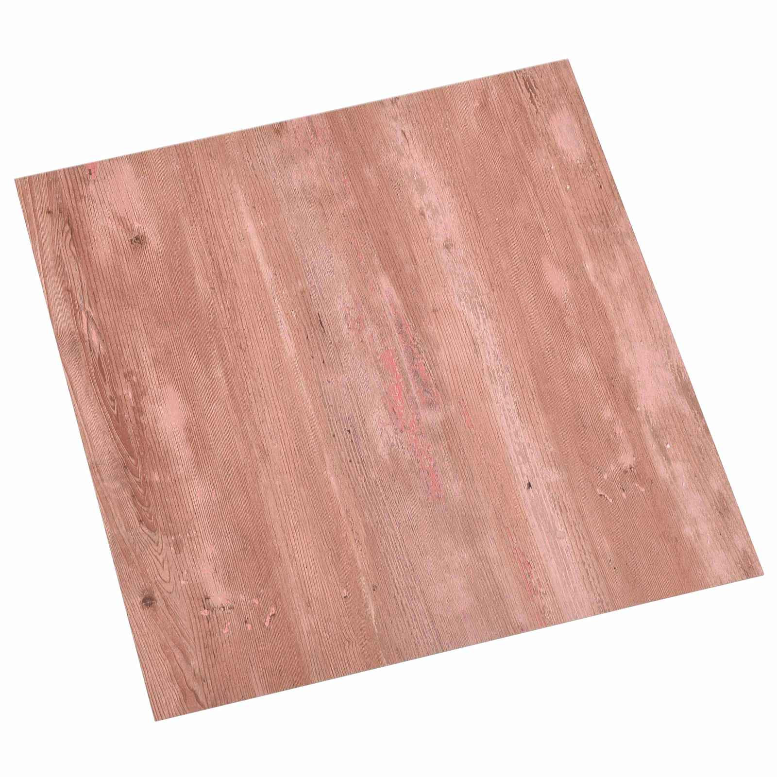 vidaXL Selbstklebende Bodenplanken 30,5 x 30,5 cm 20 pcs PVC Rot