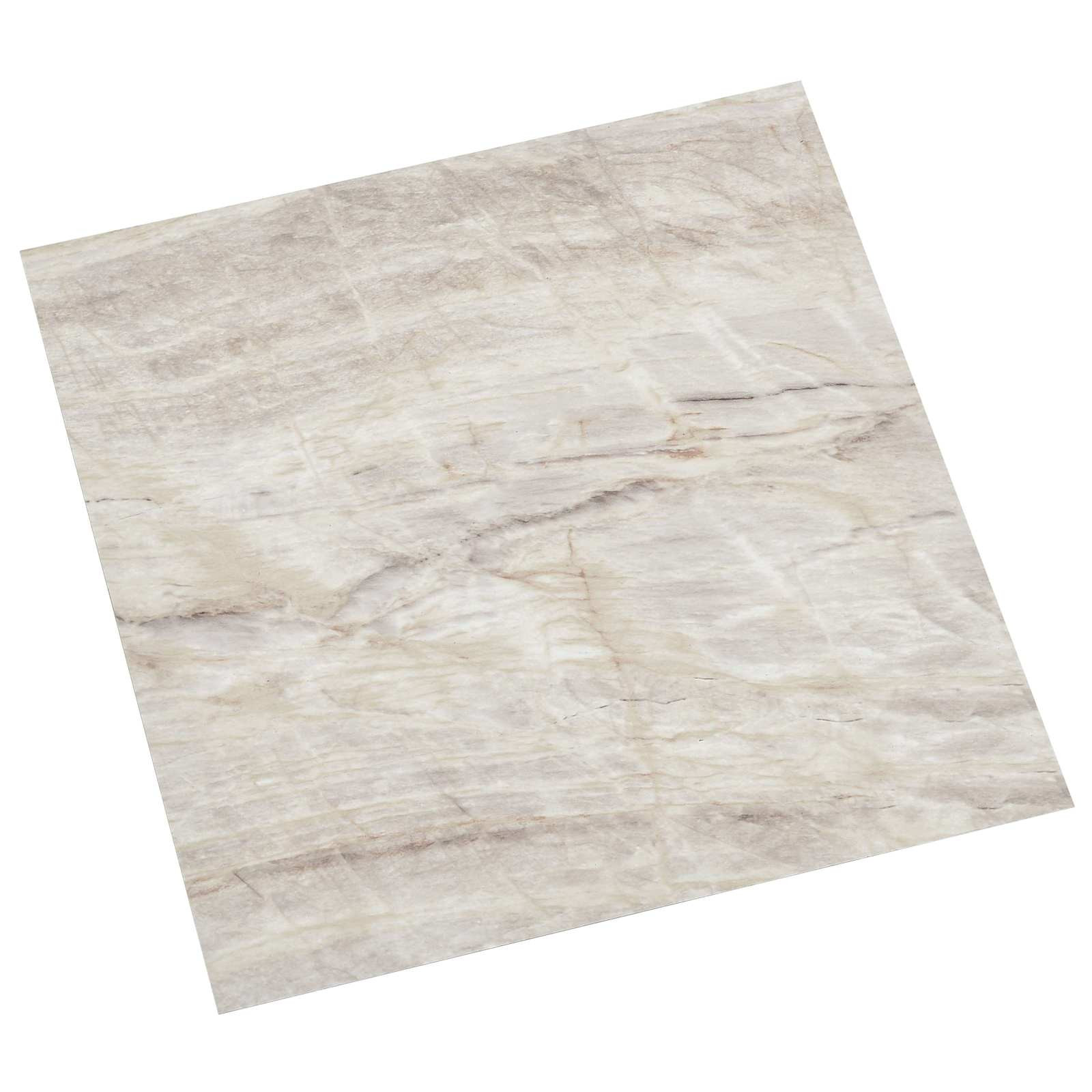 vidaXL Selbstklebende Bodenplanken 30,5 x 30,5 cm 20 pcs PVC Beige