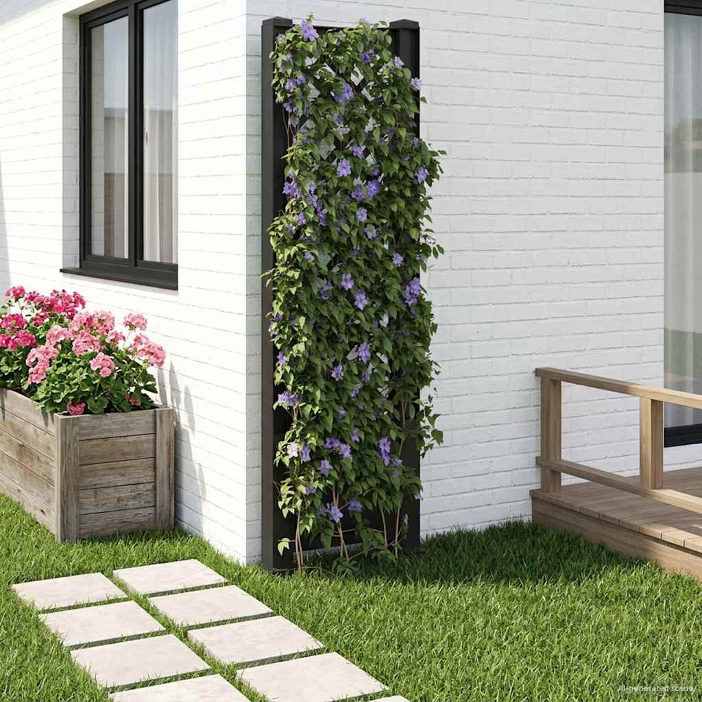 vidaXL Trellis mit Spike Anthrazit 43 x 6 x 165 cm PP