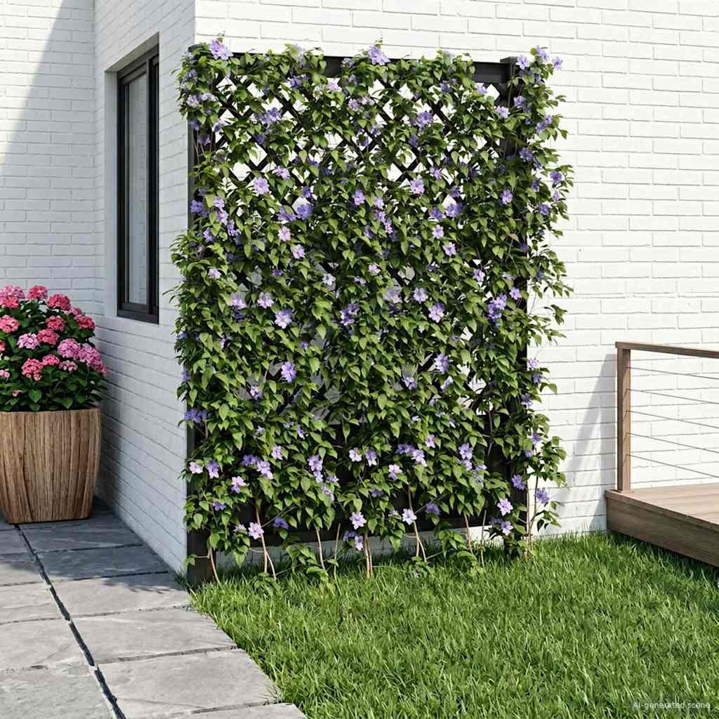 vidaXL Trellis mit Spike Anthrazit 99 x 6 x 165 cm PP