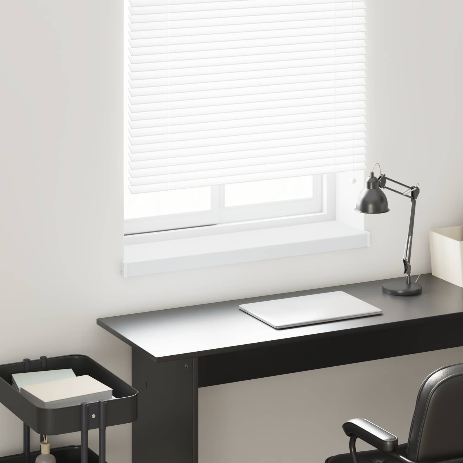 vidaXL Fensterbank Weiß 60 x 25 x 4,5 cm PVC