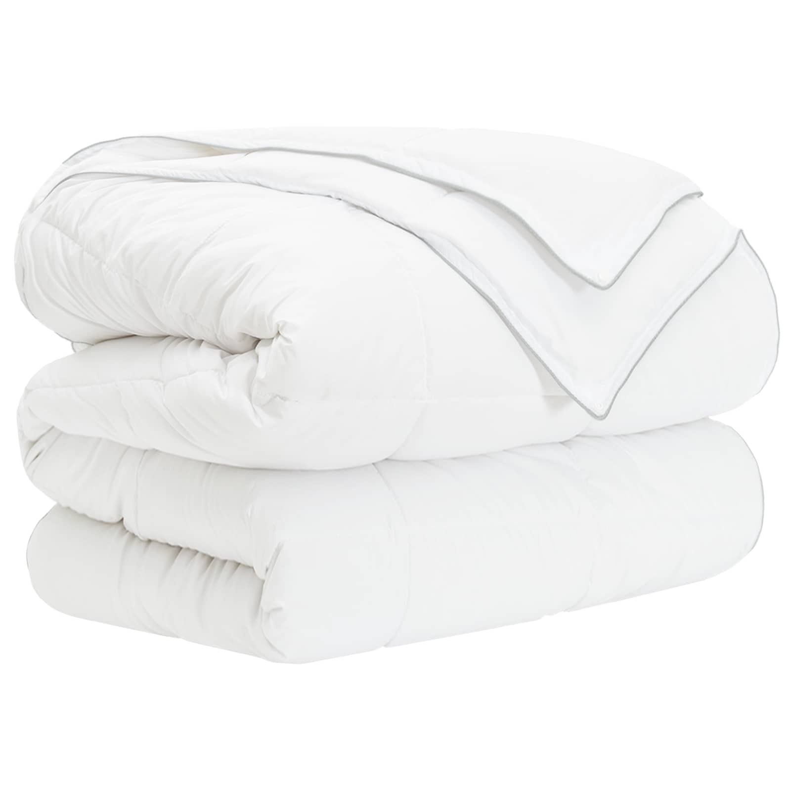 vidaXL Ganzjahresbettdecke Weiß 135 x 200 cm Bambusfaser