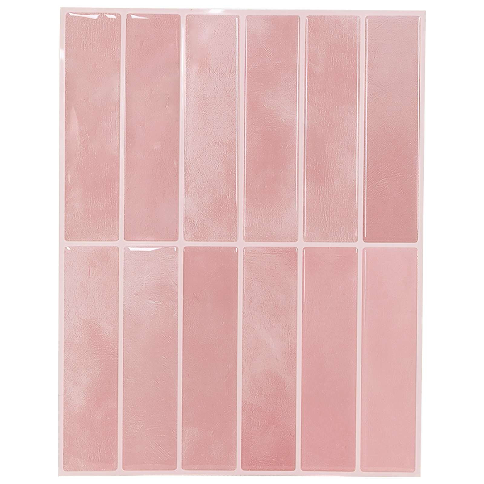 vidaXL Rechteckige Fliese 50 pcs Rosa 29 x 23 x 0,08 cm