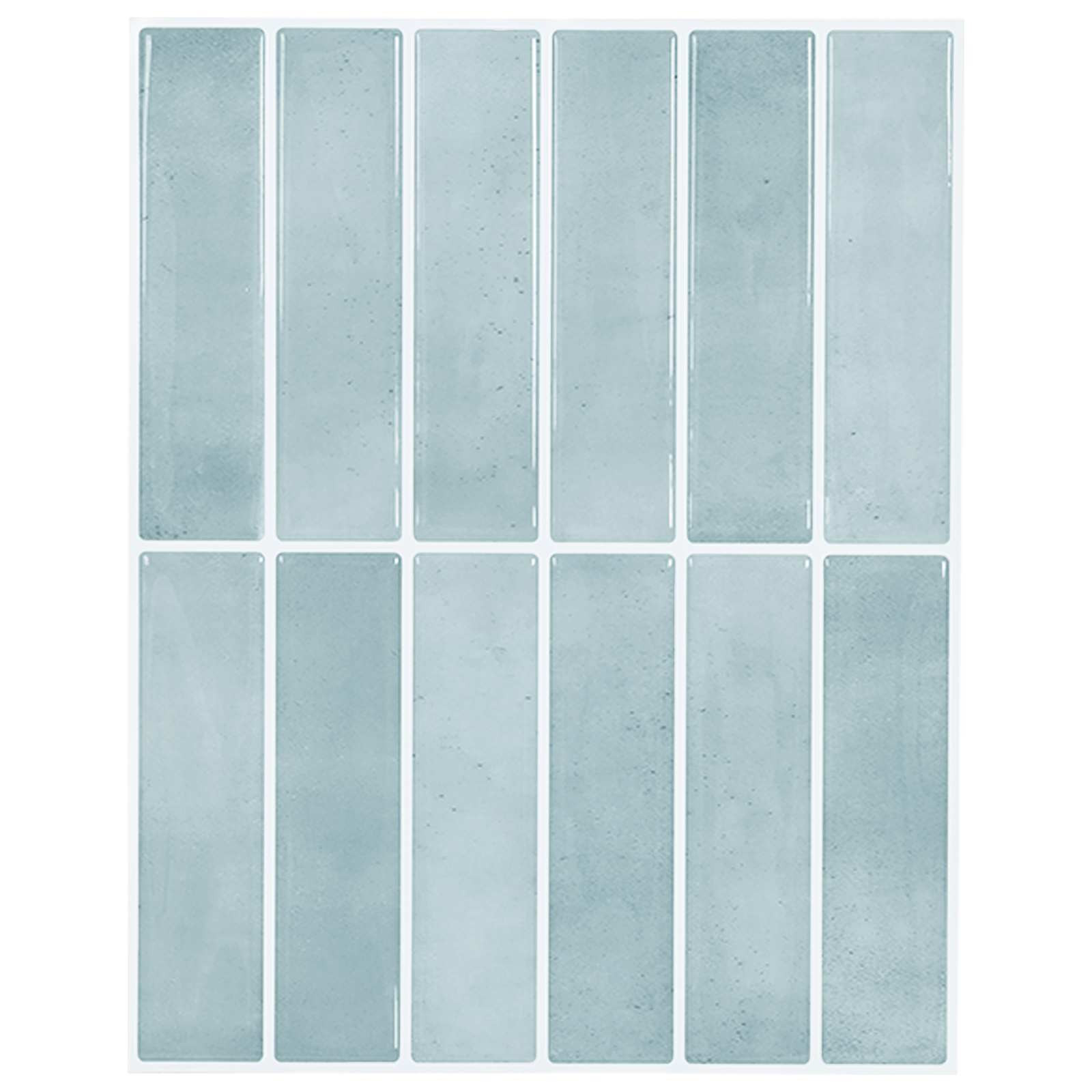vidaXL Rechteckige Fliese 10 pcs Grau-Grün 29 x 23 x 0,08 cm