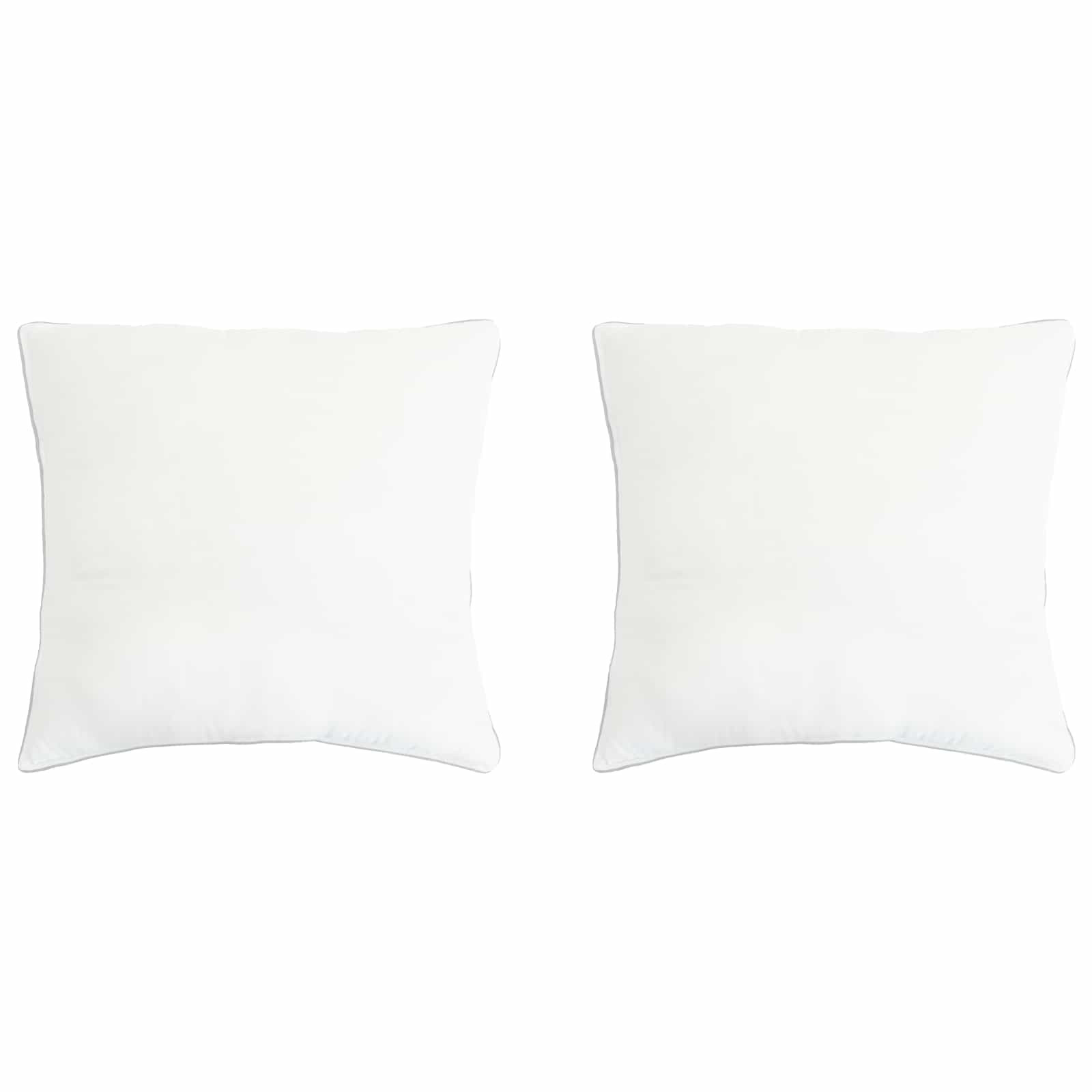 vidaXL Kopfkissen 2 pcs 80 x 80 cm Bambusfaser Weiß