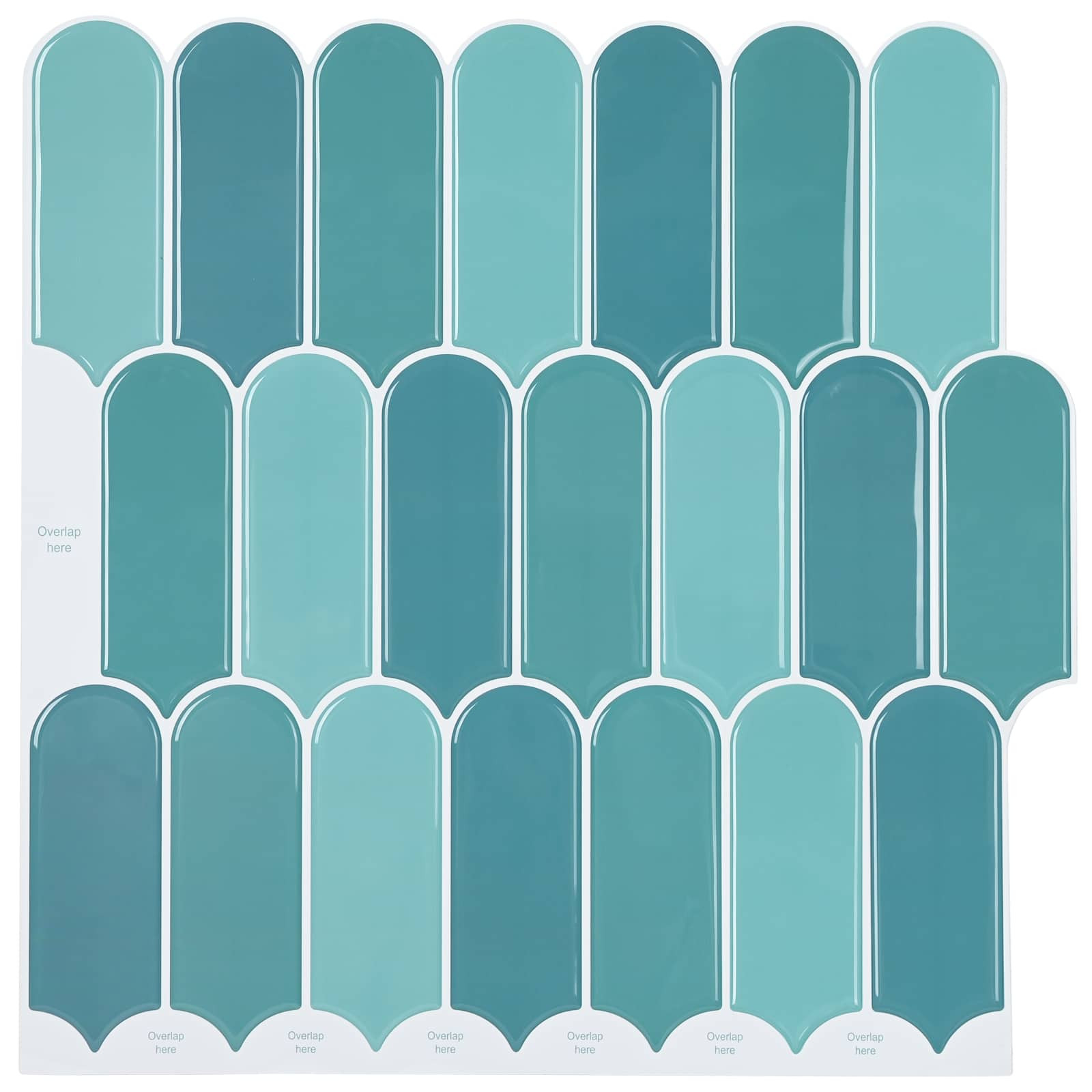 vidaXL Federfliese 20 pcs Blau 30 x 30 cm Polyurethan und PET