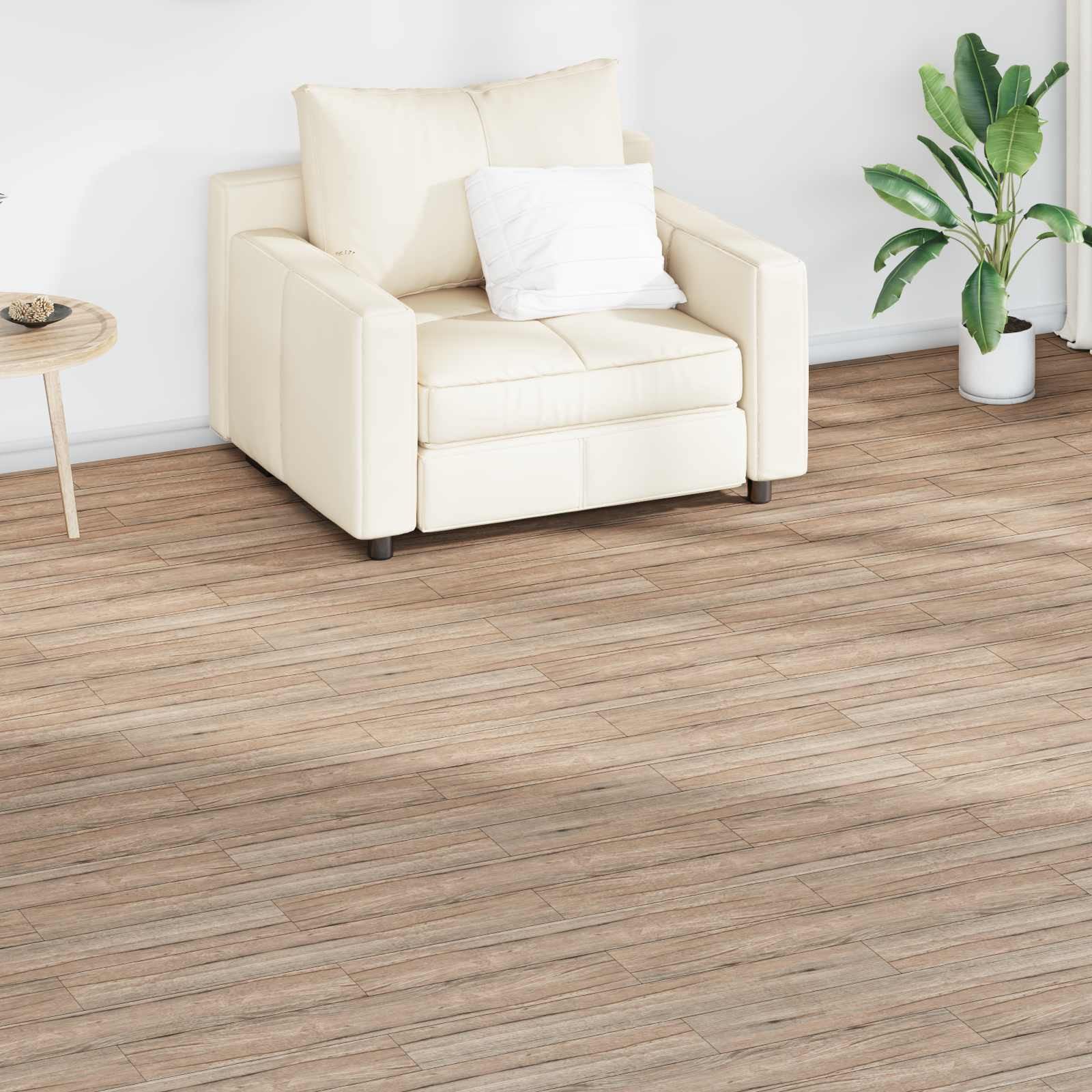 vidaXL Bodenplanken 36 pcs Eichenbraun 5,02 m² PVC