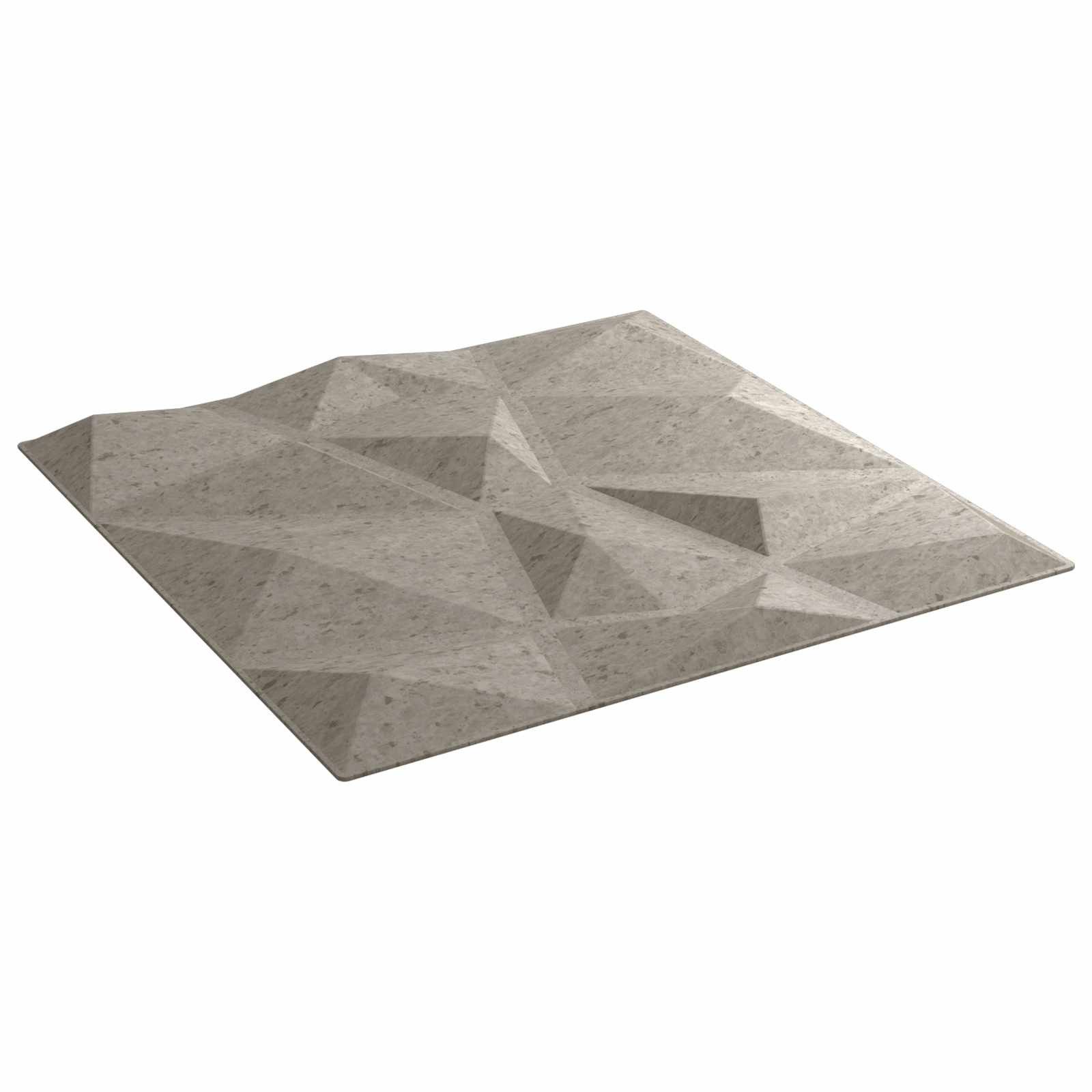 vidaXL Wandpaneele 48 pcs Betongrau 50 x 50 cm XPS Schaum
