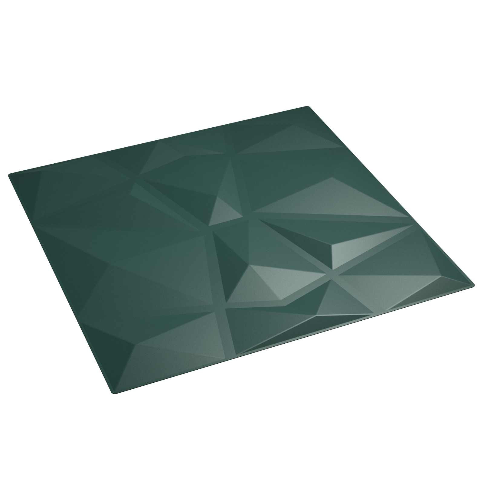vidaXL Wandpaneele 48 pcs Grün 50 x 50 cm XPS Schaum