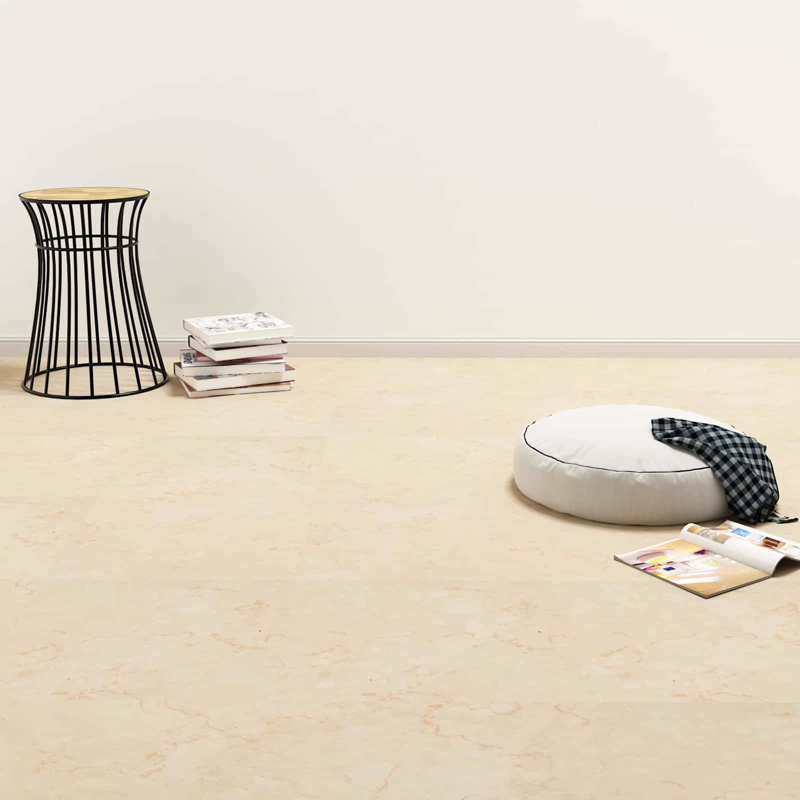 vidaXL Bodenplanken 5,11 m² 55 pcs PVC Dunkelbeige
