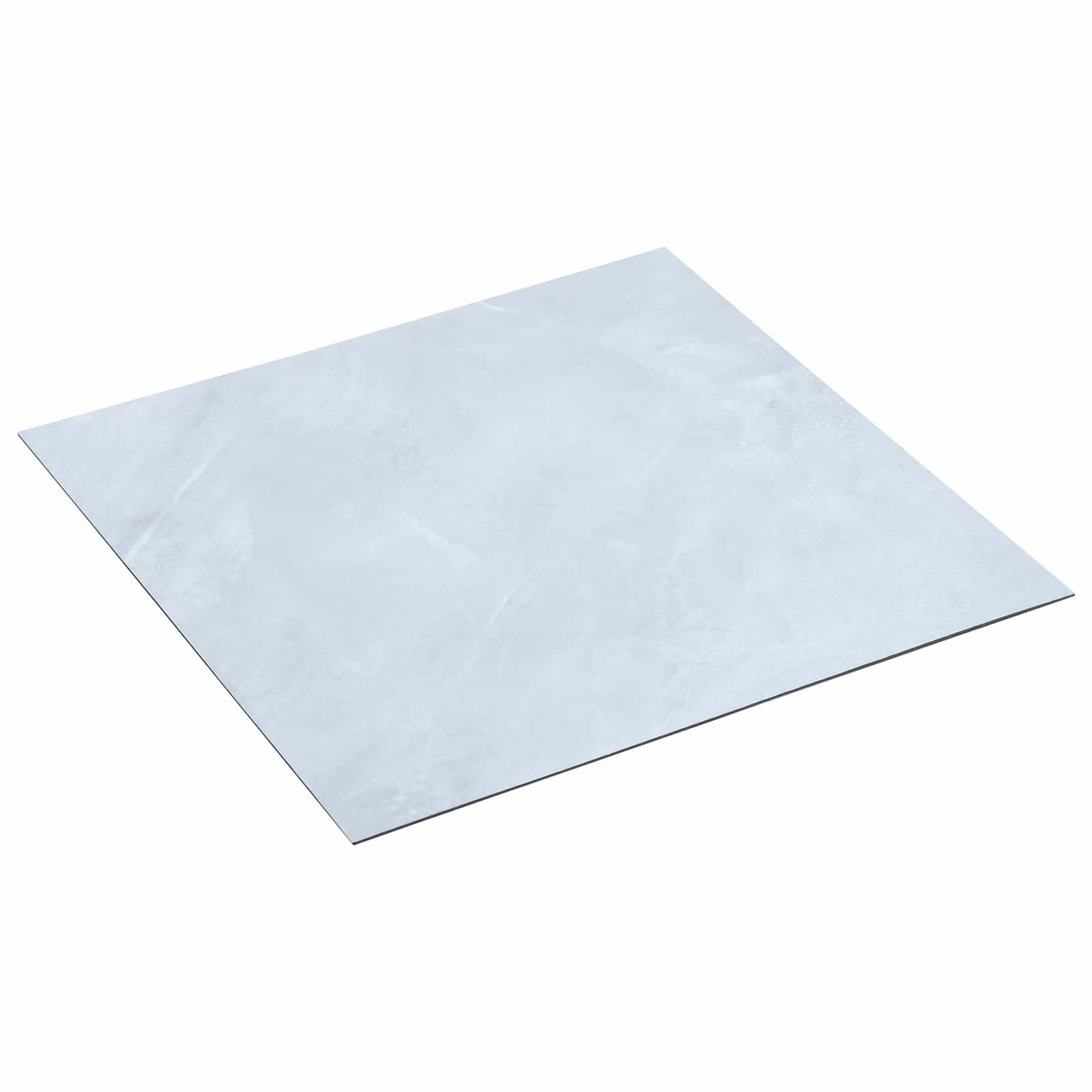 vidaXL Bodenplanken 55 pcs Weiß 5,11 m² PVC