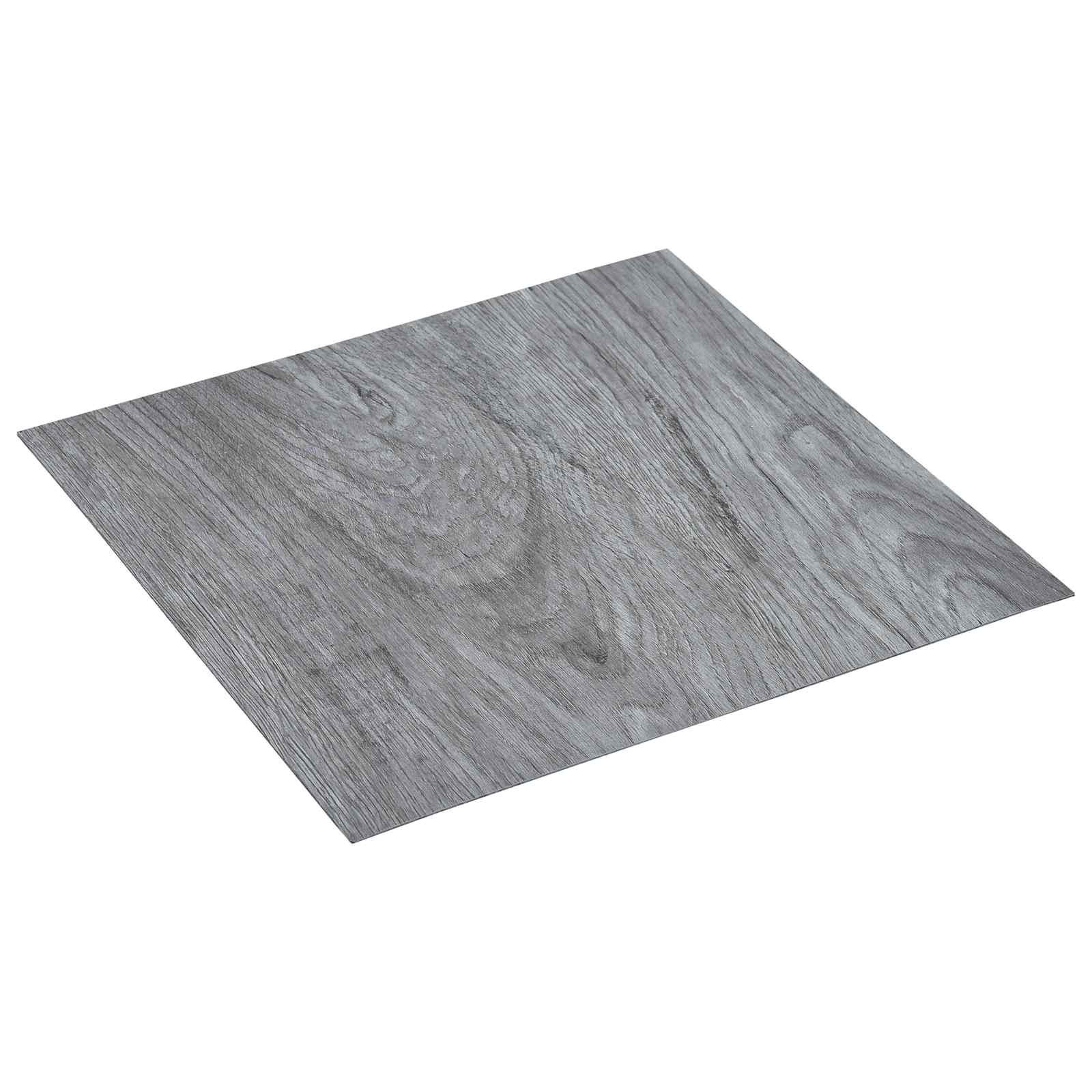 vidaXL Bodenplanken 55 pcs Hellgrau 5,11 m² PVC