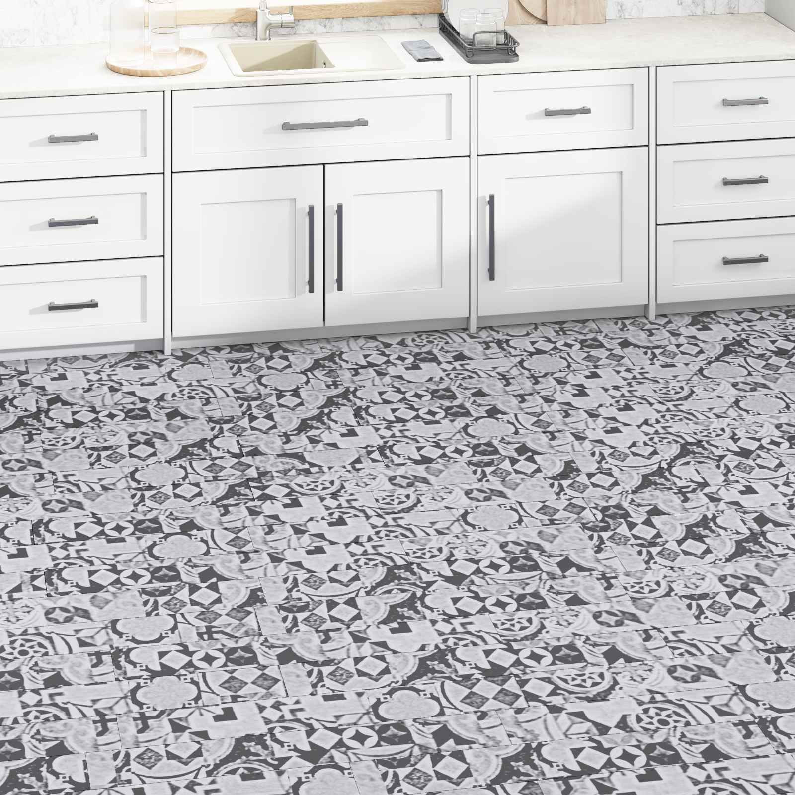 vidaXL Bodenplanken 5,02 m² 36 pcs PVC Graues Muster