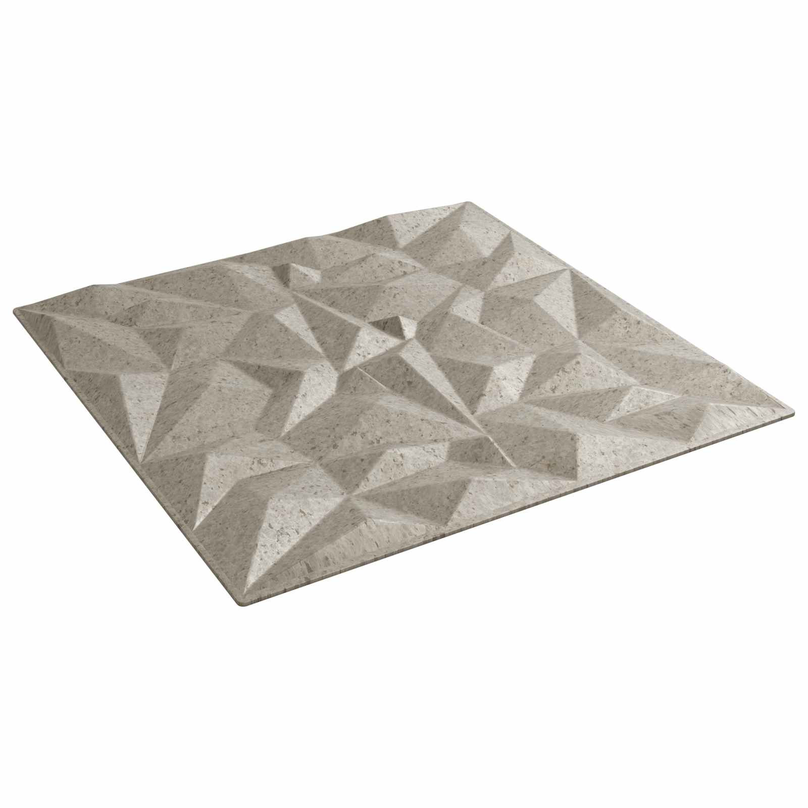 vidaXL Wandpaneele 12 pcs Amethyst Beton 50 x 50 cm XPS Schaum