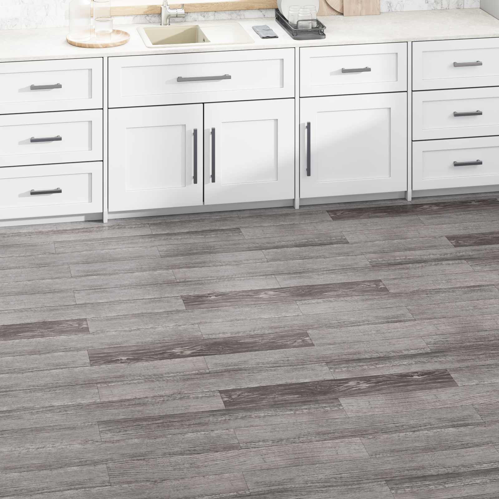 vidaXL Bodenplanken 5,02 m² 36 pcs PVC Gestreiftes Holzlook