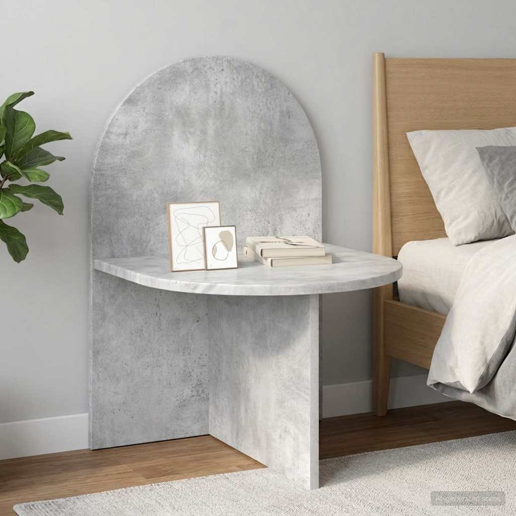 vidaXL Nachttisch Betongrau 48 x 49 x 65 cm Holzwerkstoff