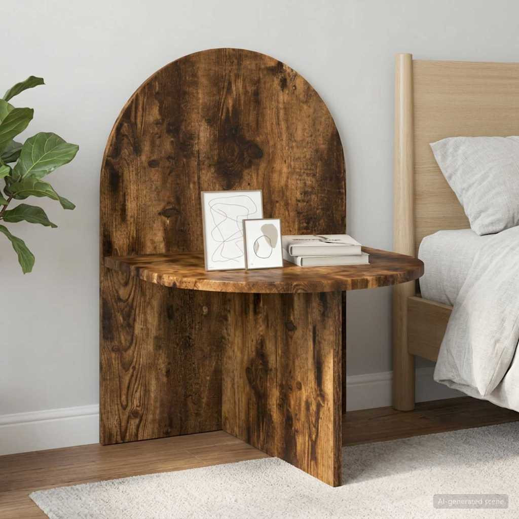 vidaXL Nachttisch 2 pcs Geräucherte Eiche 48 x 49 x 65 cm