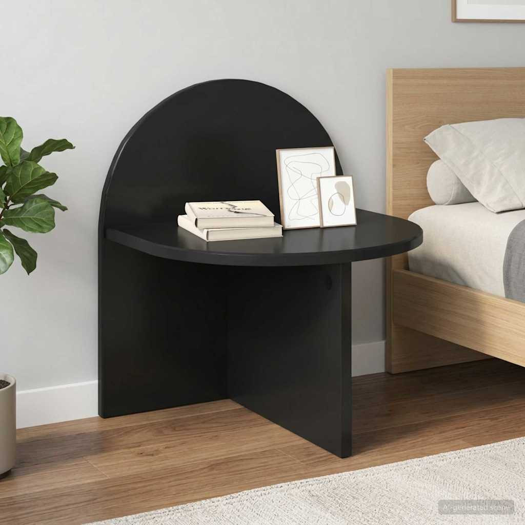vidaXL Nachttisch Schwarze Eiche 40 x 35,5 x 45,5 cm Holzwerkstoff